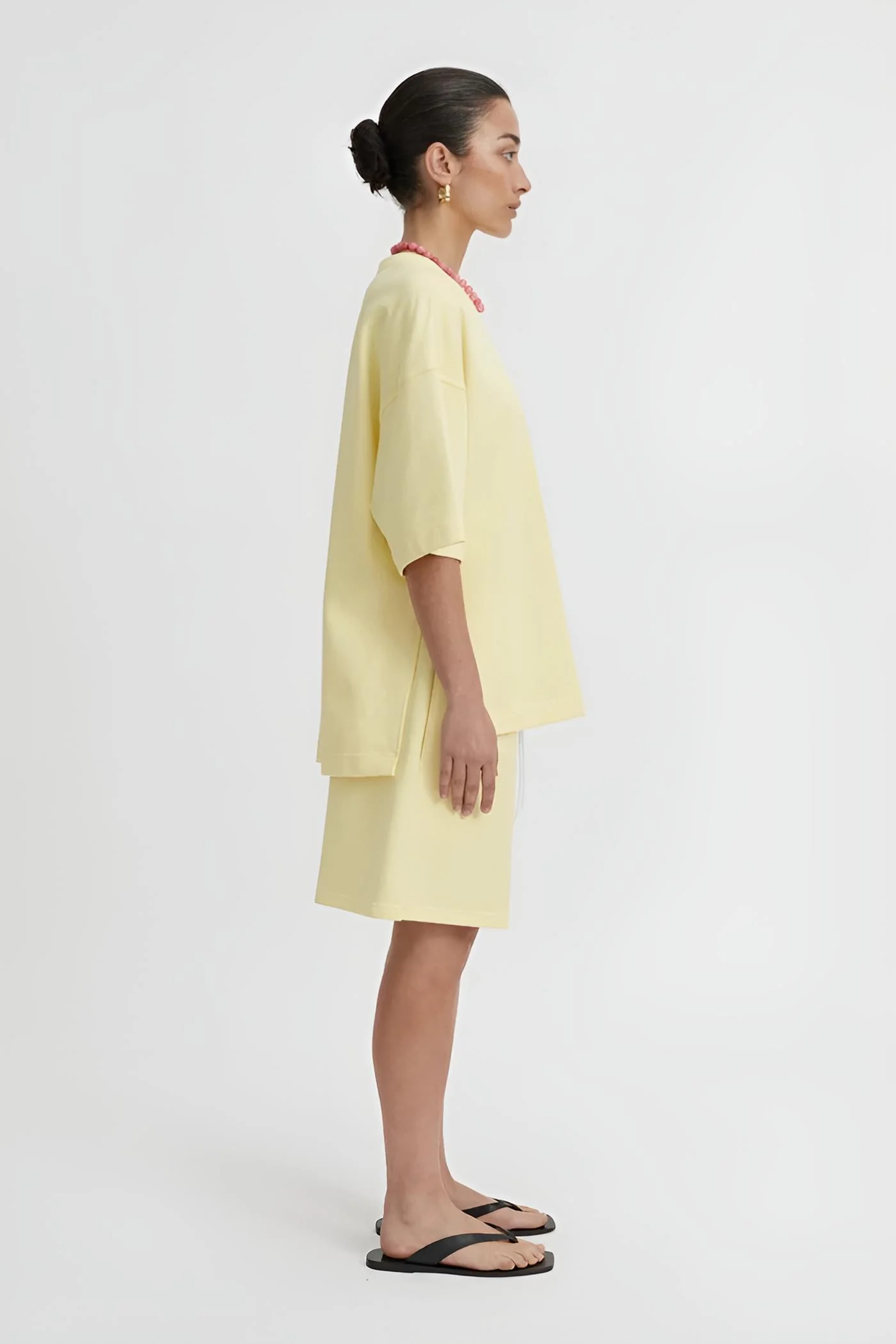 BLANCA Womens Hendrix Tee in Butter - Image 3