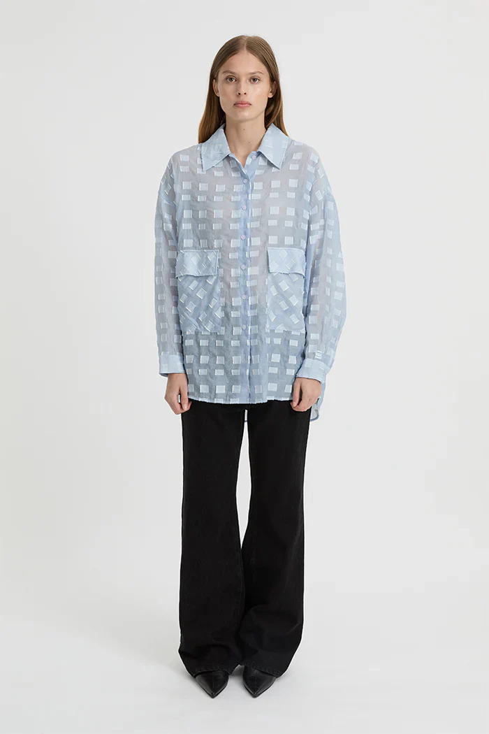 BLANCA Womens Knox Shirt Blue - Image 4