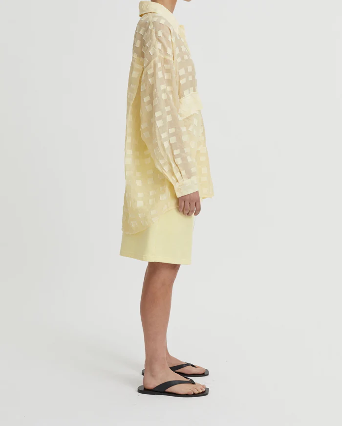 BLANCA Womens Knox Shirt in Butter - Image 3