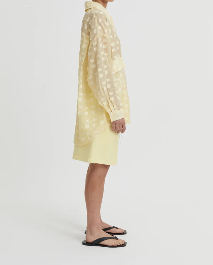 BLANCA Womens Knox Shirt in Butter - Image 5