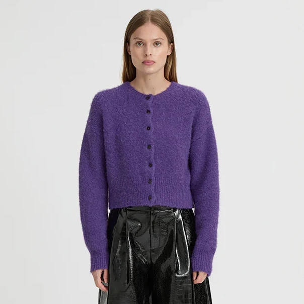 BLANCA Womens Marlo Cardigan Purple - Image 3