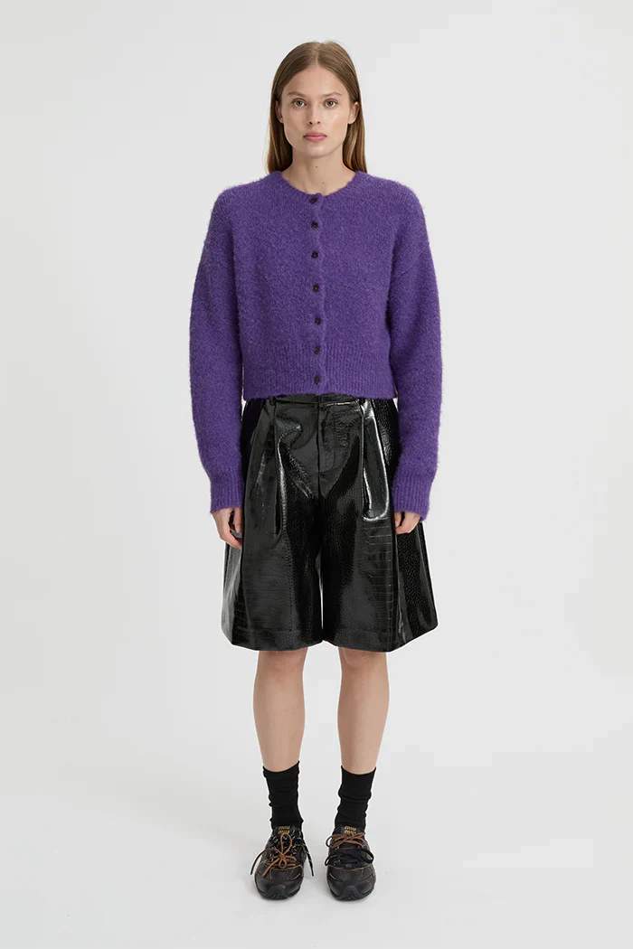 BLANCA Womens Marlo Cardigan Purple - Image 4