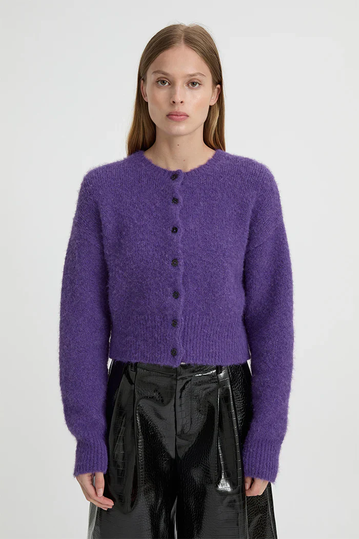 BLANCA Womens Marlo Cardigan Purple - Image 6
