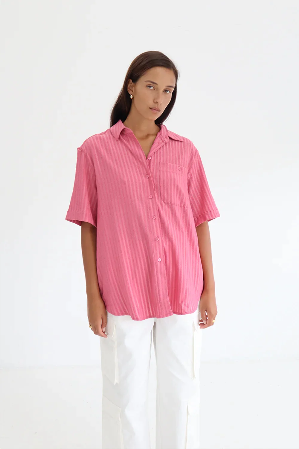 BLANCA Womens Paris Shirt Pink - Image 3