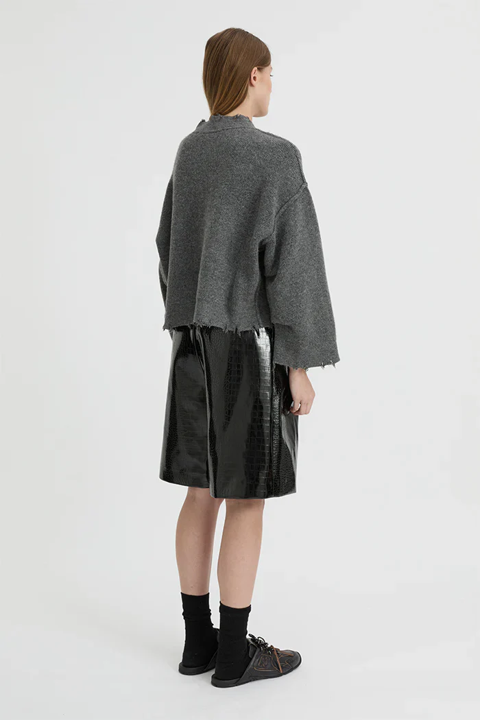 BLANCA Womens Pepa Cardigan Charcoal Grey - Image 9