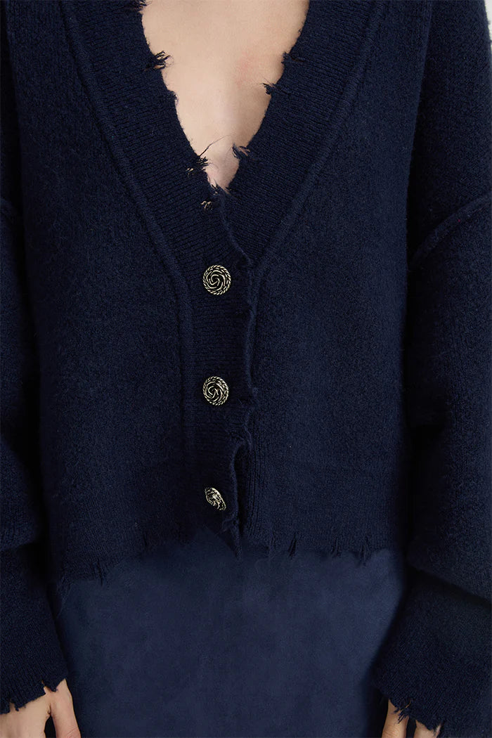 BLANCA Womens Pepa Cardigan Navy - Image 10