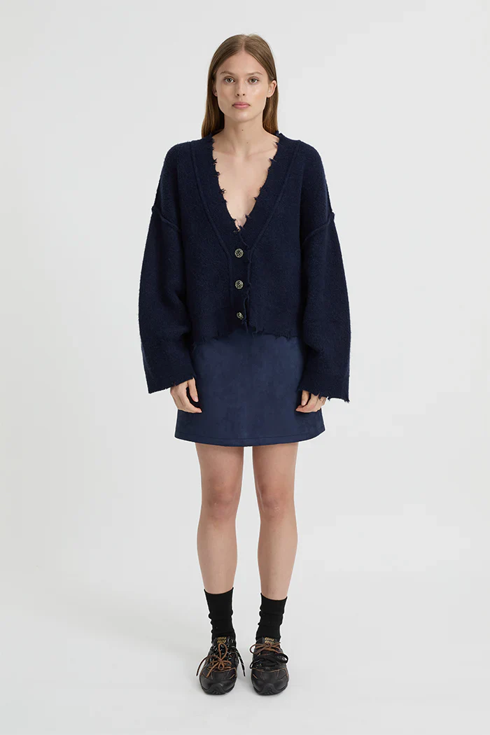 BLANCA Womens Pepa Cardigan Navy - Image 7