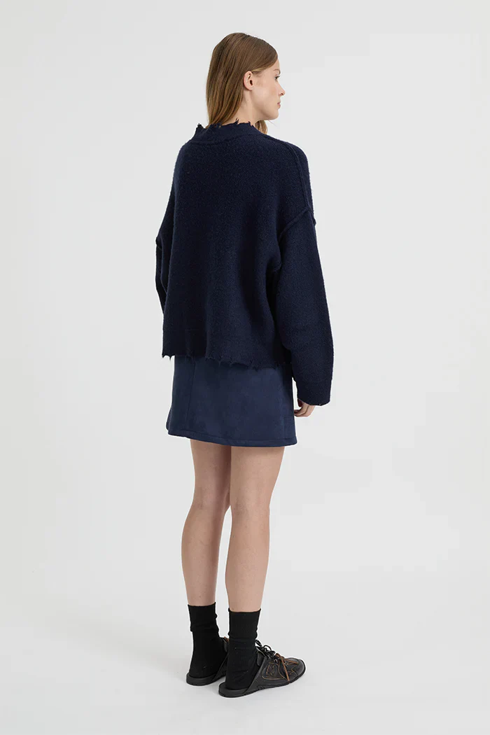 BLANCA Womens Pepa Cardigan Navy - Image 8