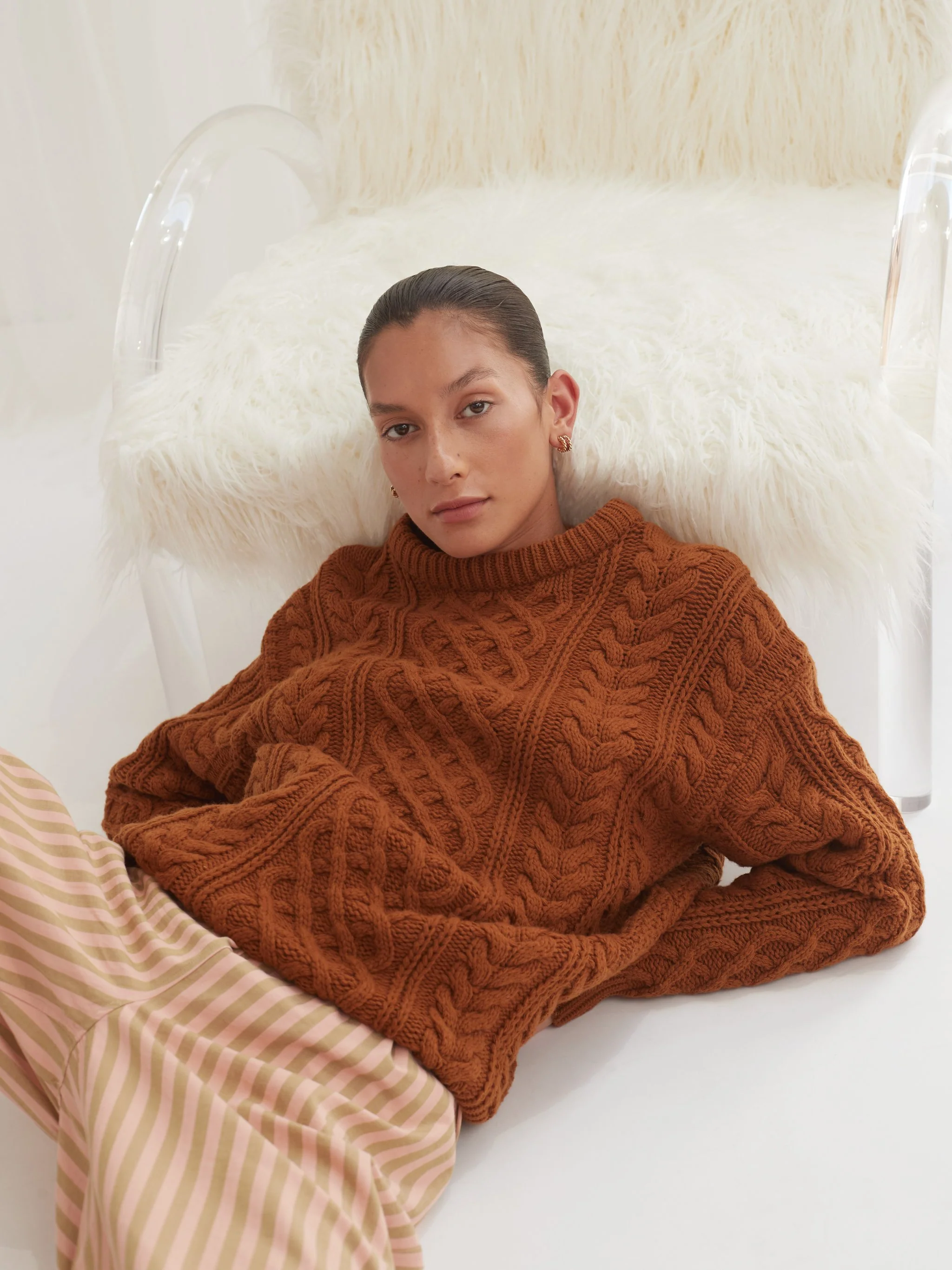 Blanca WOMENS VALENCE KNIT - BROWN - Image 2