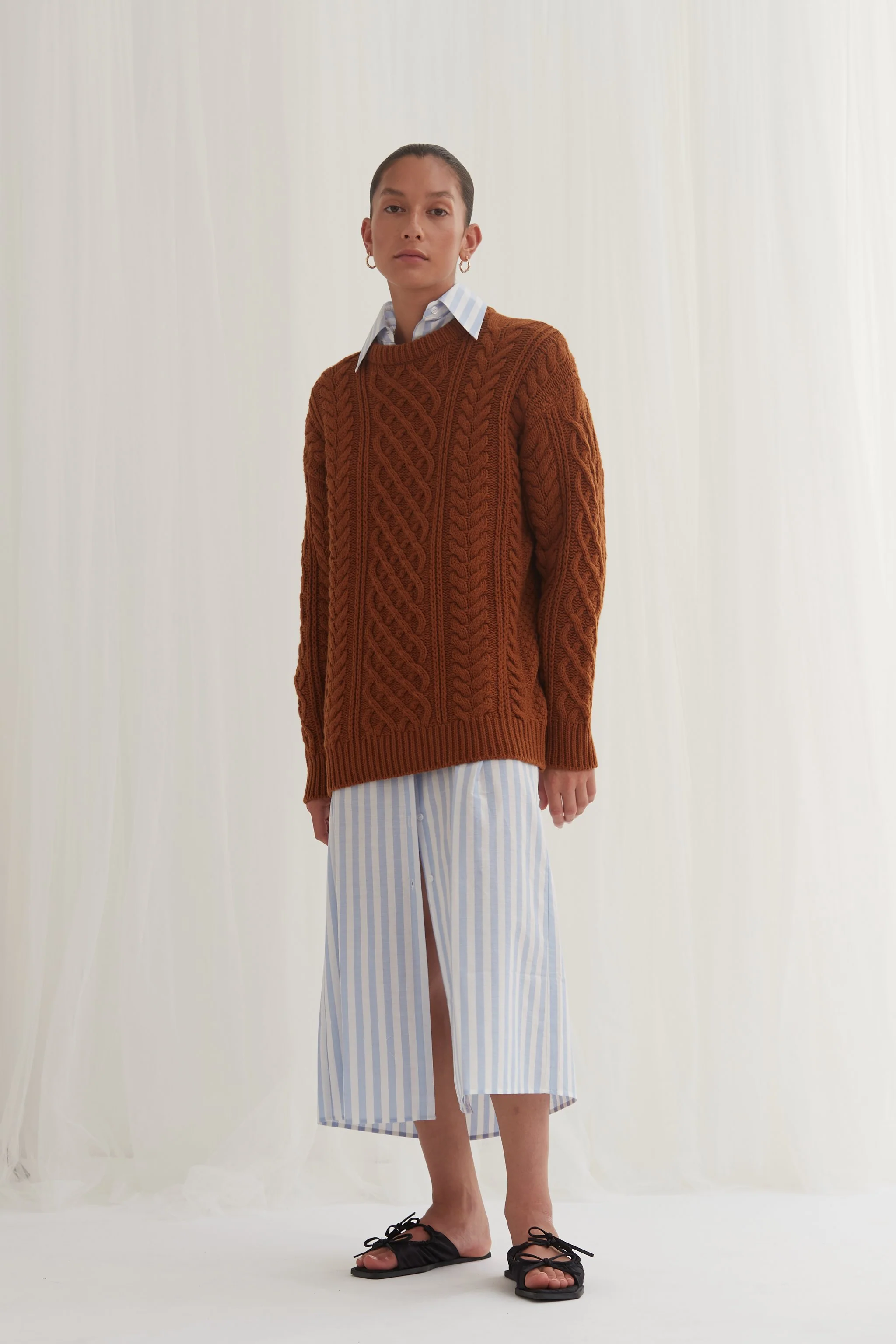 Blanca WOMENS VALENCE KNIT - BROWN - Image 5