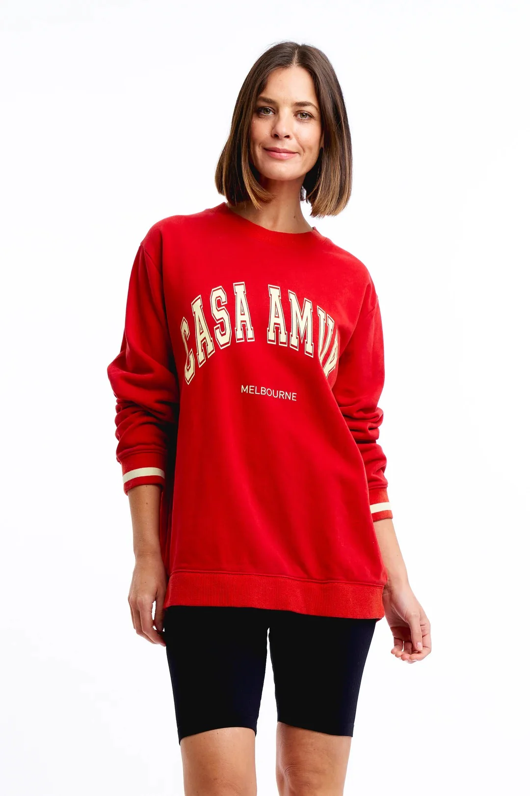 Casa Amuk WOMENS LIMITED EDITION VINTAGE JUMPER - RED - Image 4