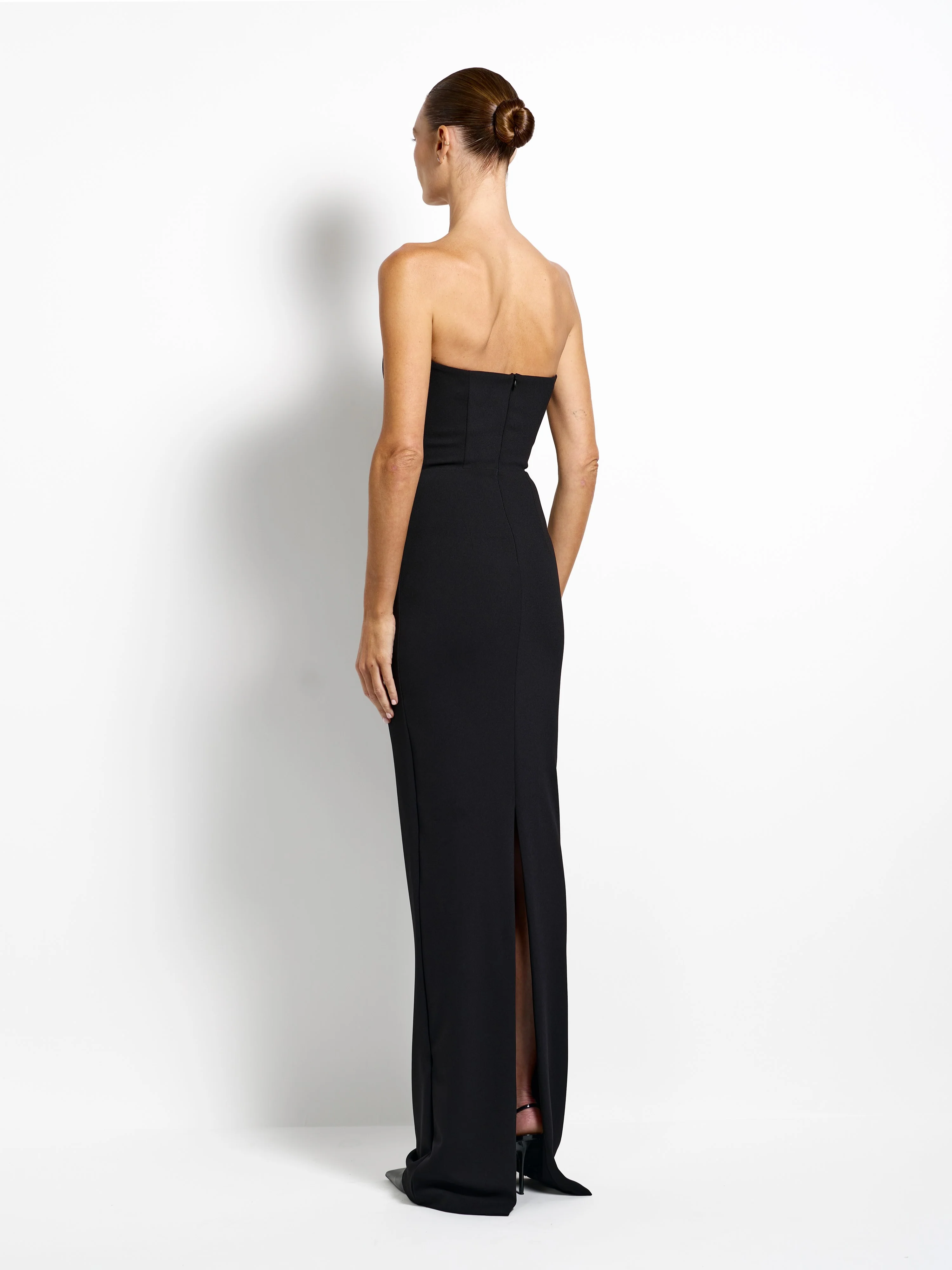 EFFIE KATS Womens Addison Gown in Black - Image 4