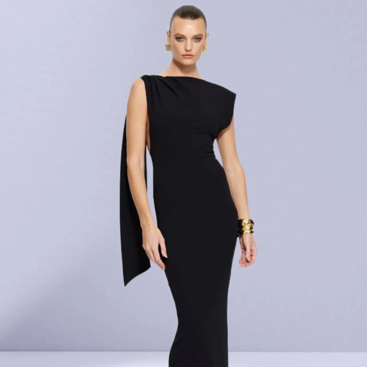 EFFIE KATS Womens Audrey Gown - Black - Image 2