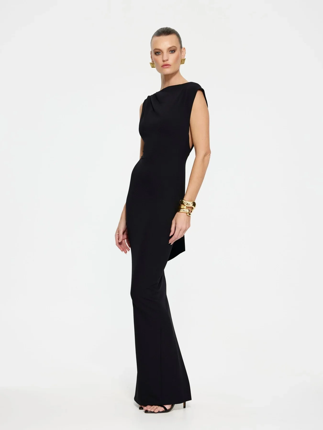 EFFIE KATS Womens Audrey Gown - Black - Image 3