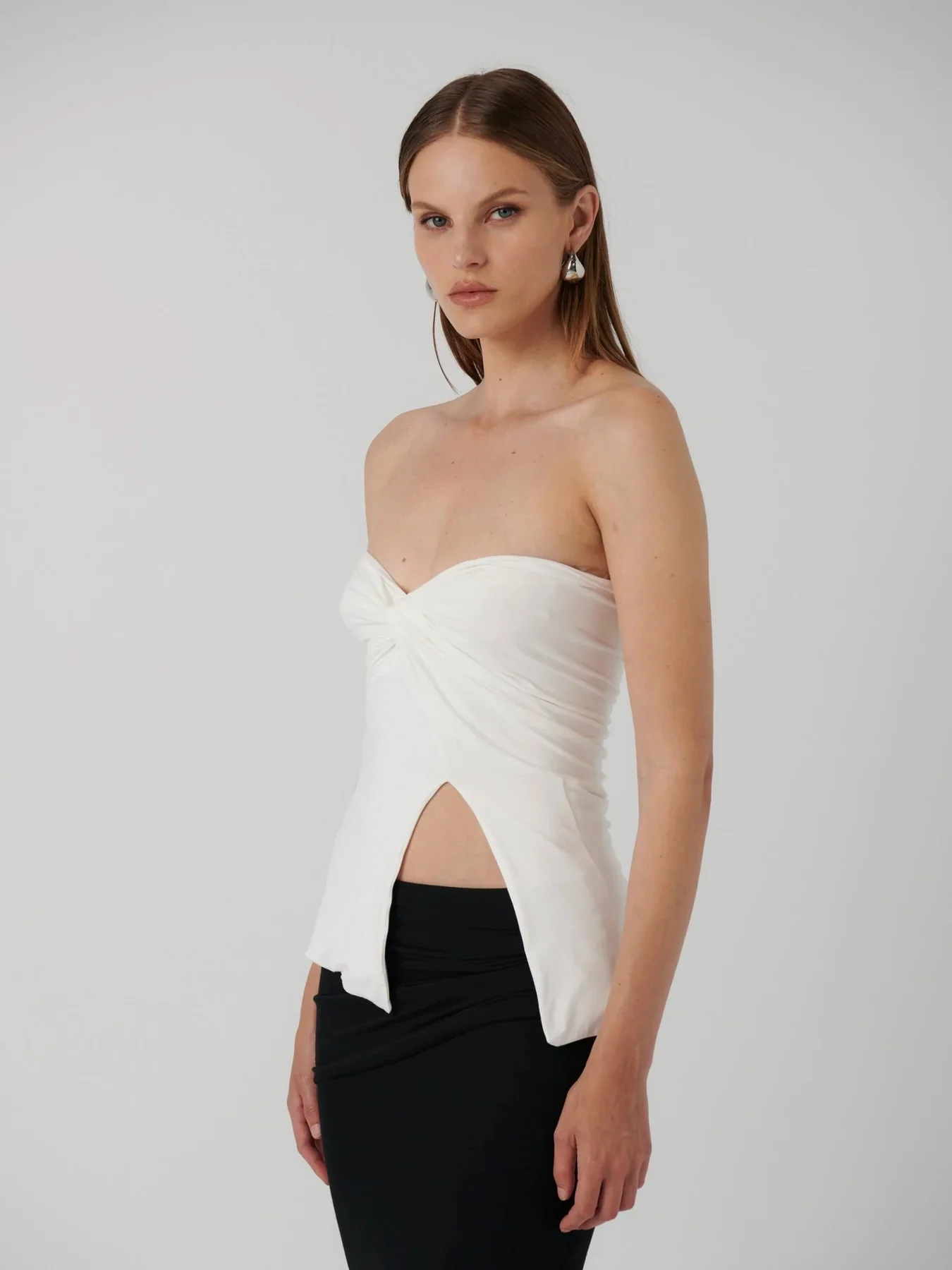 EFFIE KATS Womens Esmae Top - Vanilla - Image 2