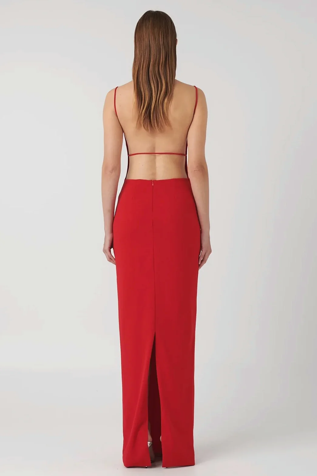 EFFIE KATS Womens Gabbi Gown - Red - Image 3