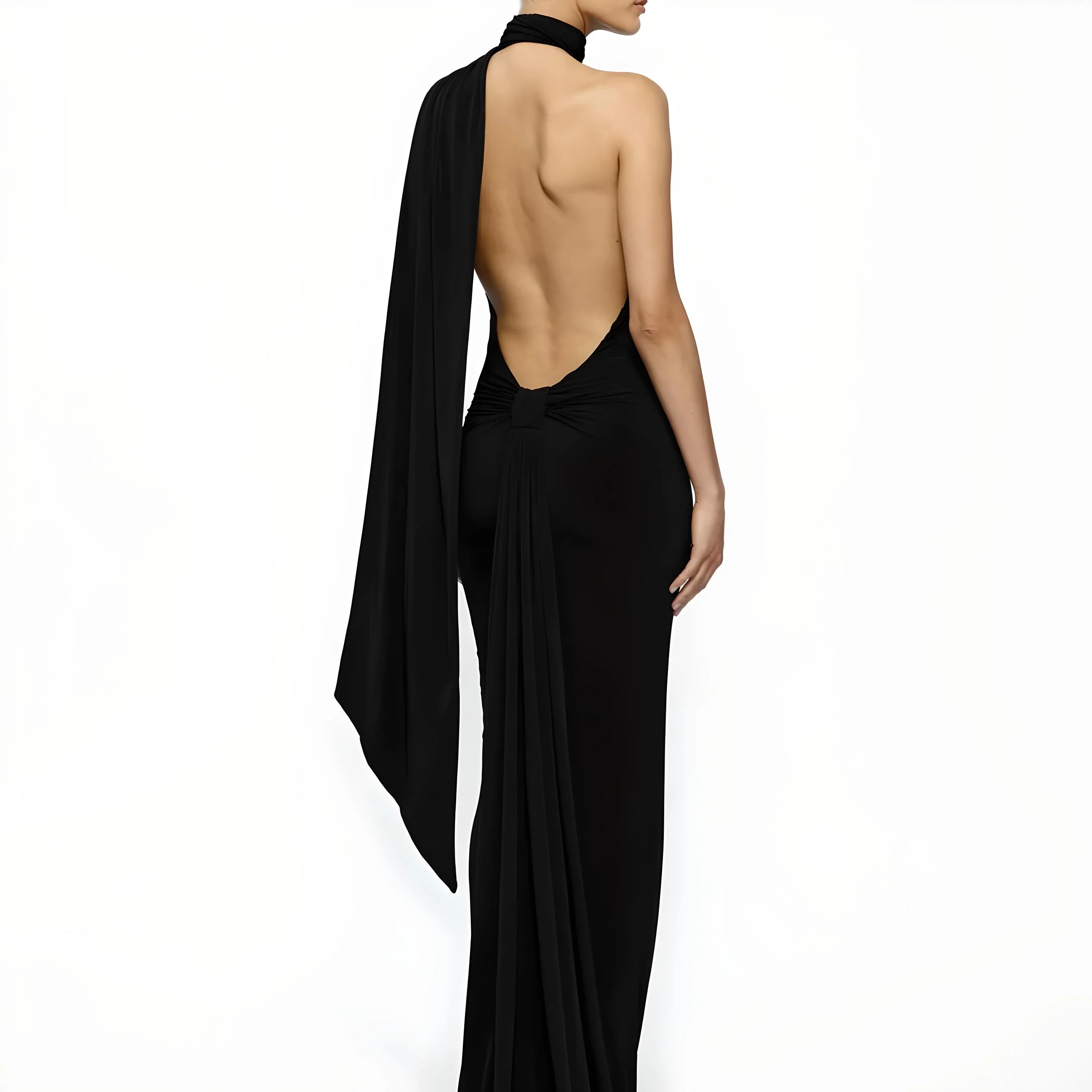 EFFIE KATS Womens Haven Dress Black - Image 8