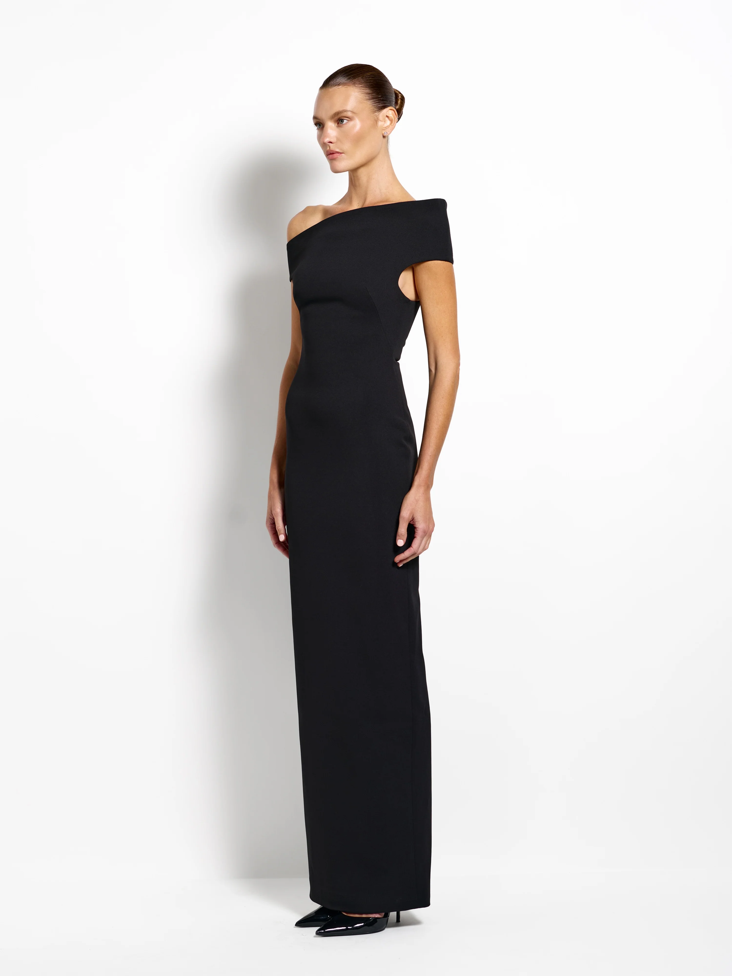 EFFIE KATS Womens Hayes Gown in Black - Image 4