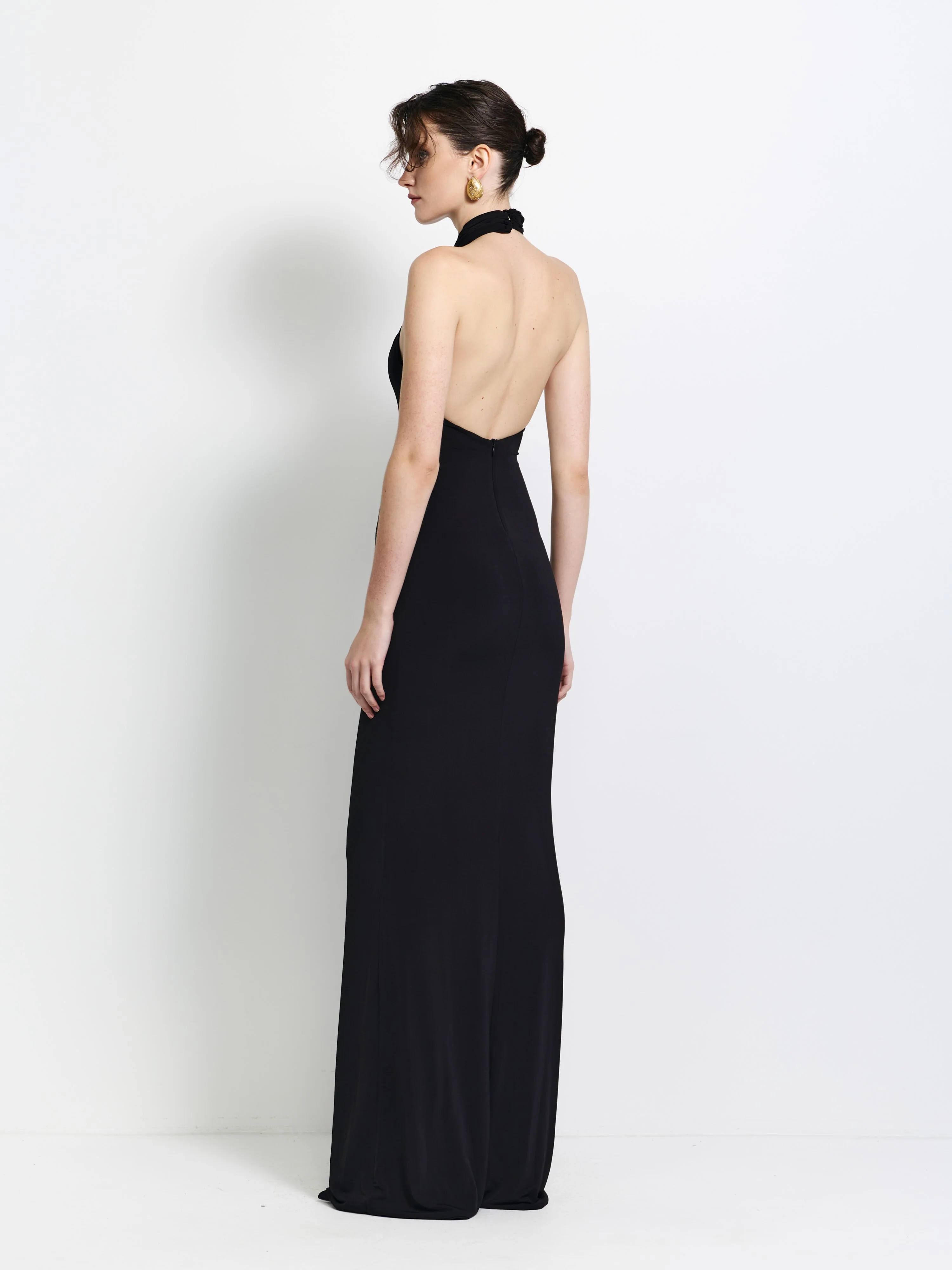 EFFIE KATS Womens Idella Gown in Black - Image 5