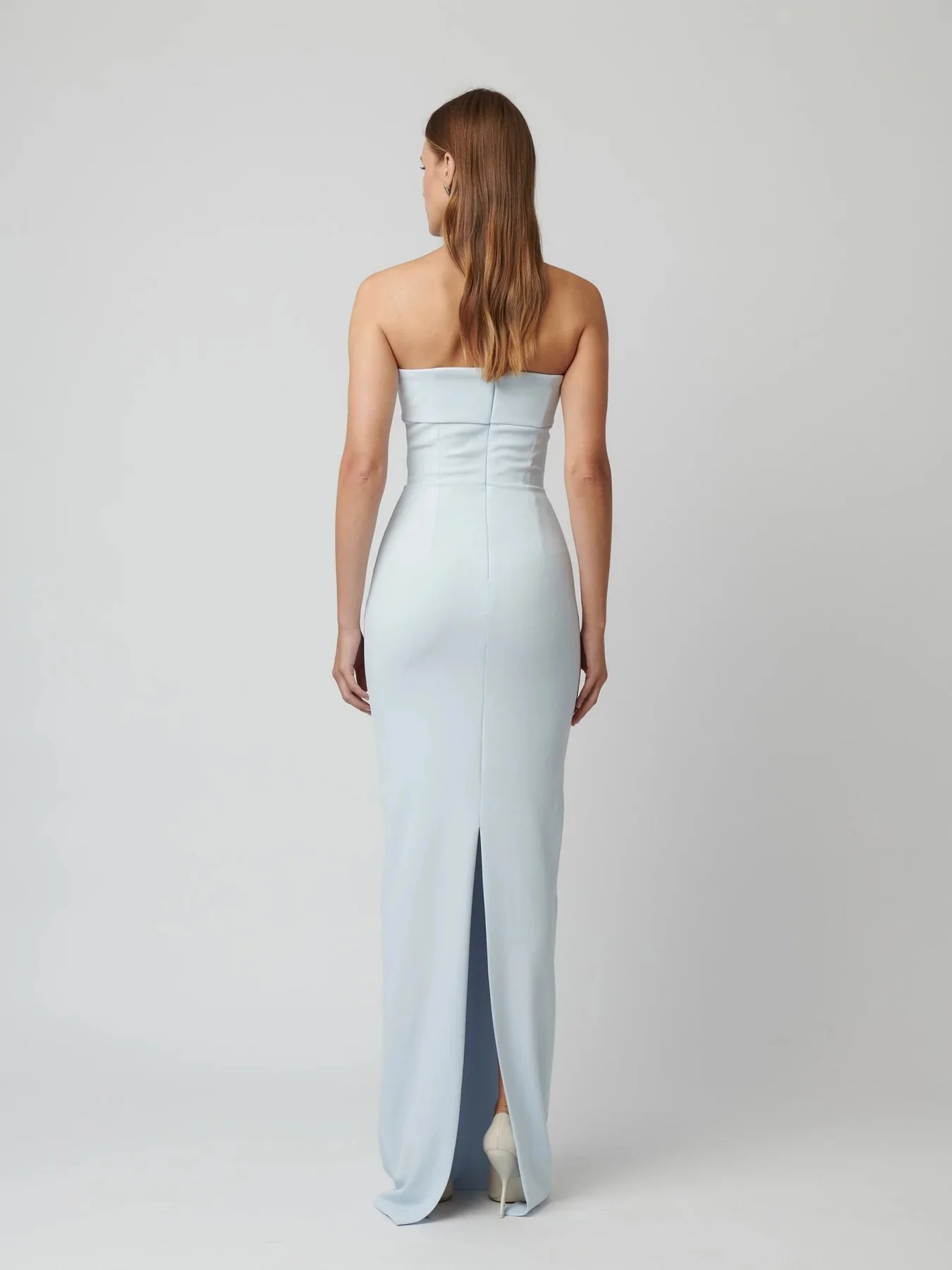 EFFIE KATS Womens Monroe Gown - Ice Blue - Image 3