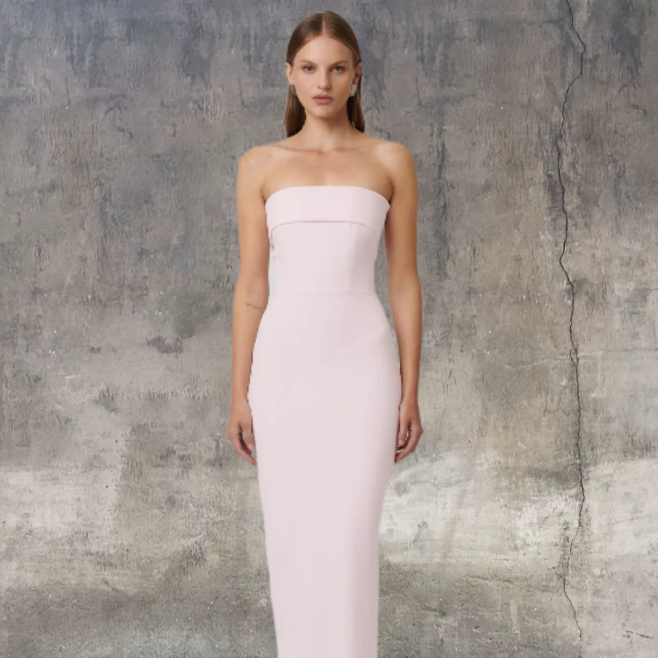 EFFIE KATS Womens Monroe Gown - Ice Pink - Image 7