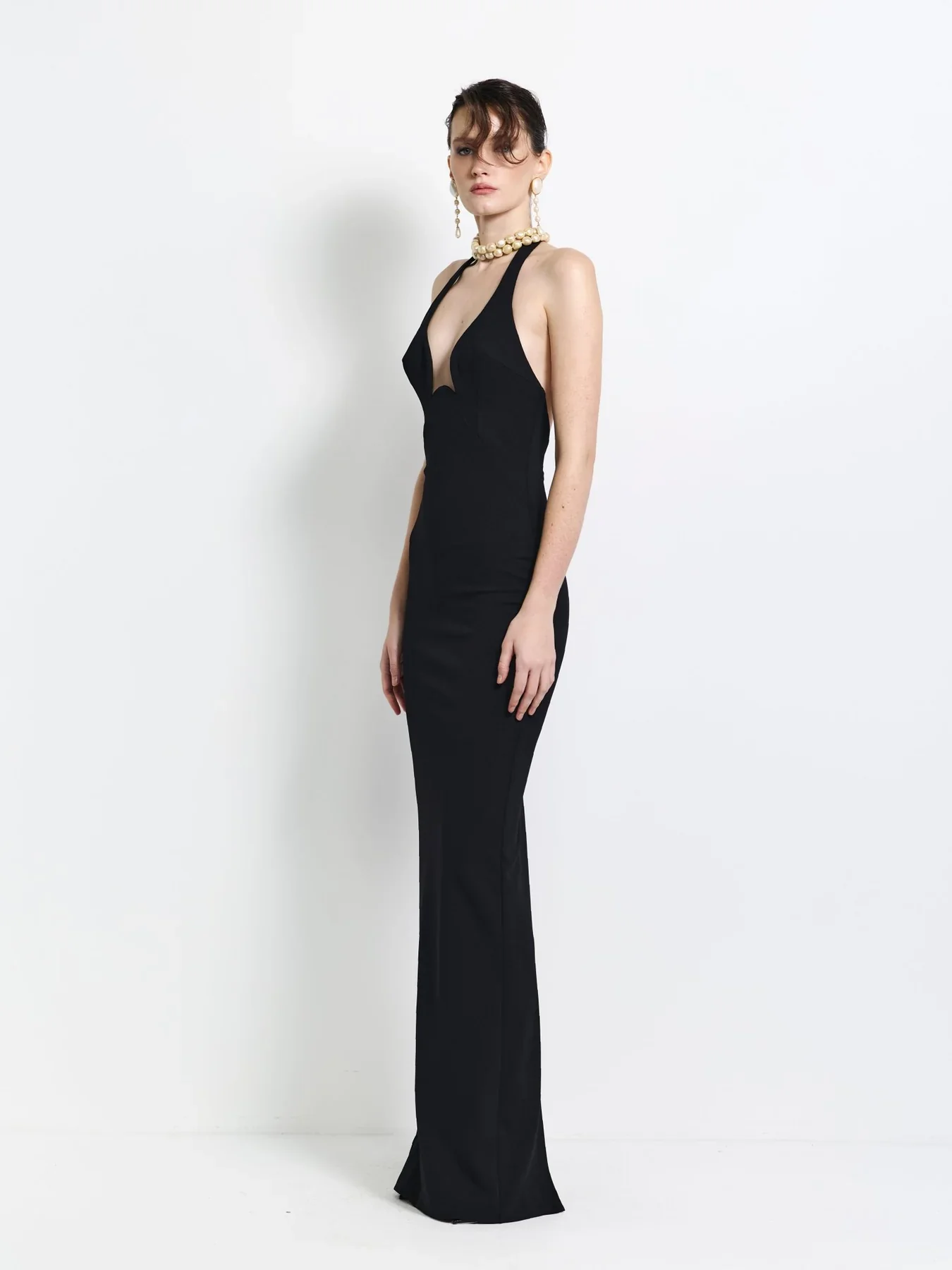 EFFIE KATS Womens Starla Gown in Black - Image 3