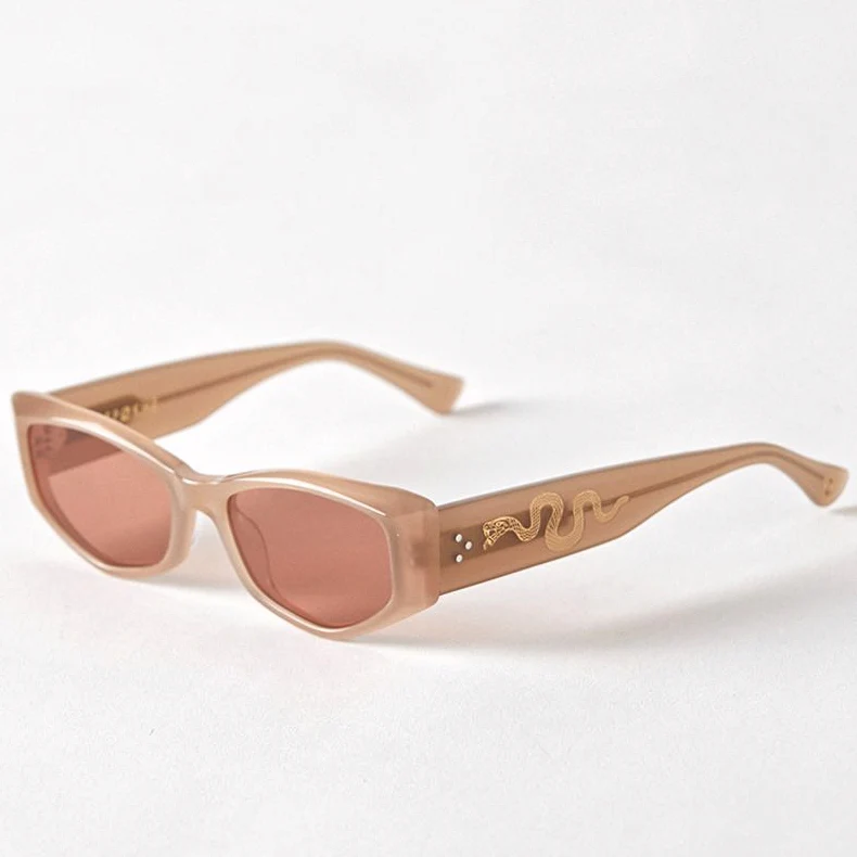 EPOKHE Guilty Sunglasses - Bone Polished / Amber - Image 3