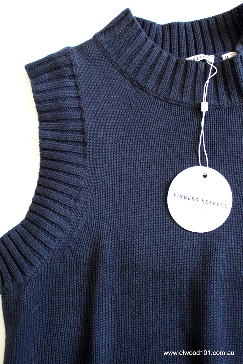 Finders Keepers The Label WOMENS GRADUATES TOP NAVY - Image 5