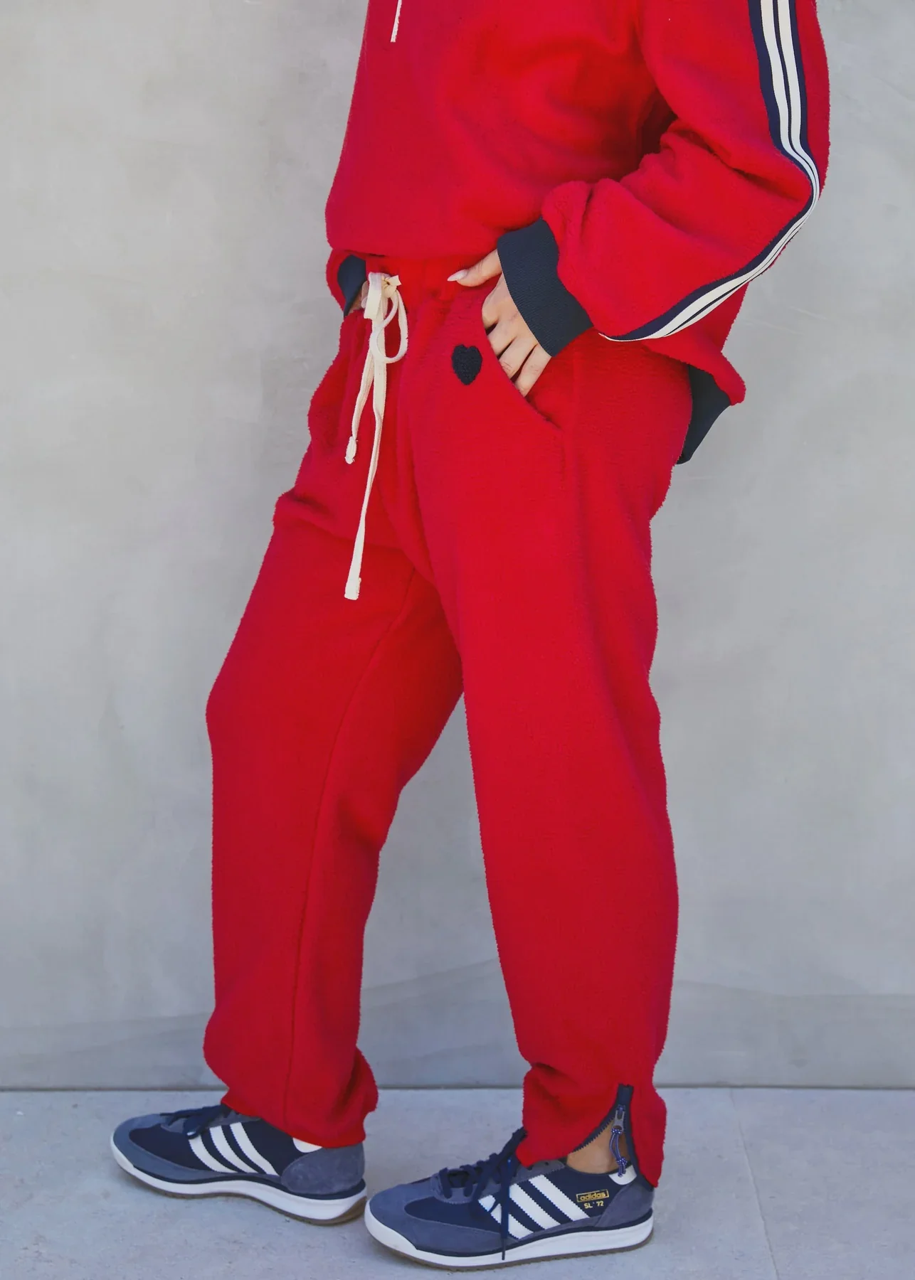 HAMMILL & CO Womens 1974 Polar Pant in Red