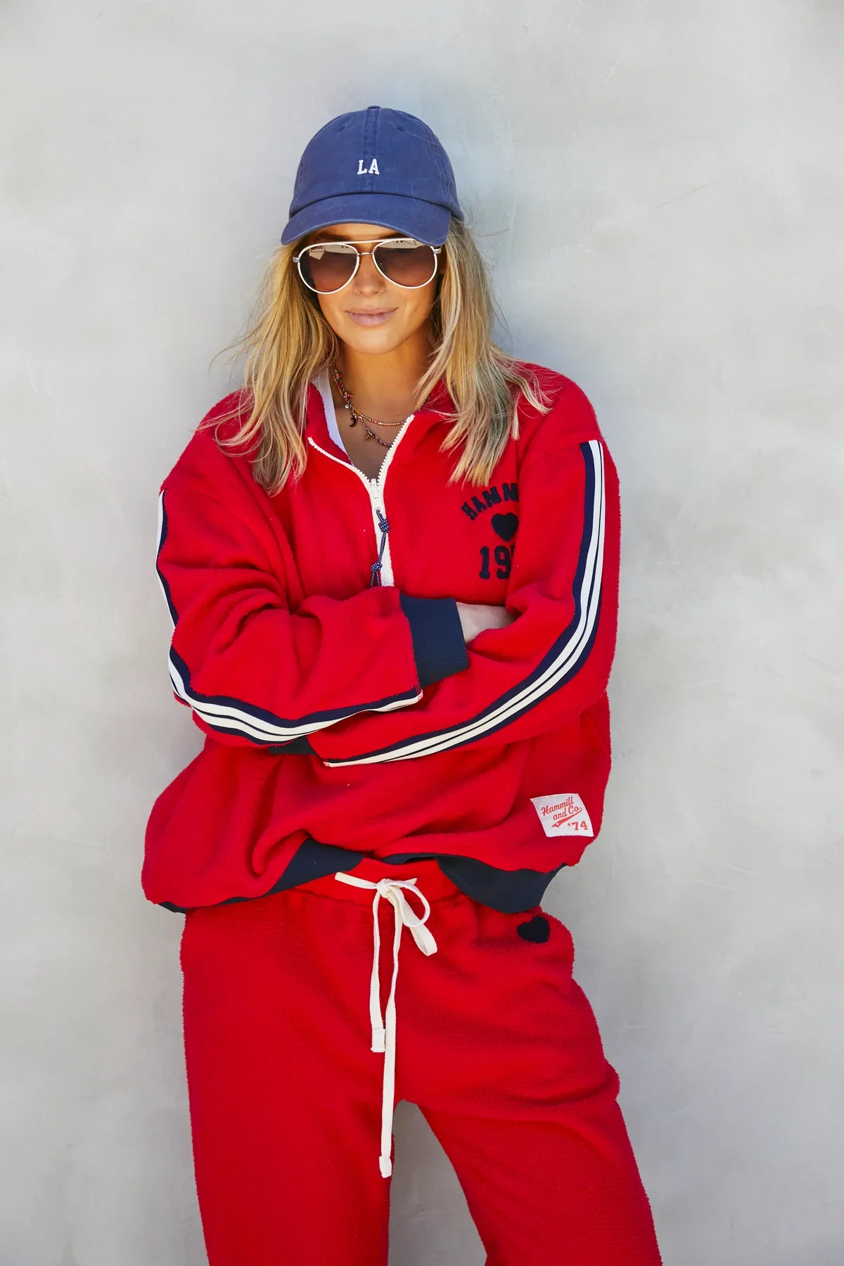 HAMMILL & CO Womens 1974 Polar Pant in Red - Image 4