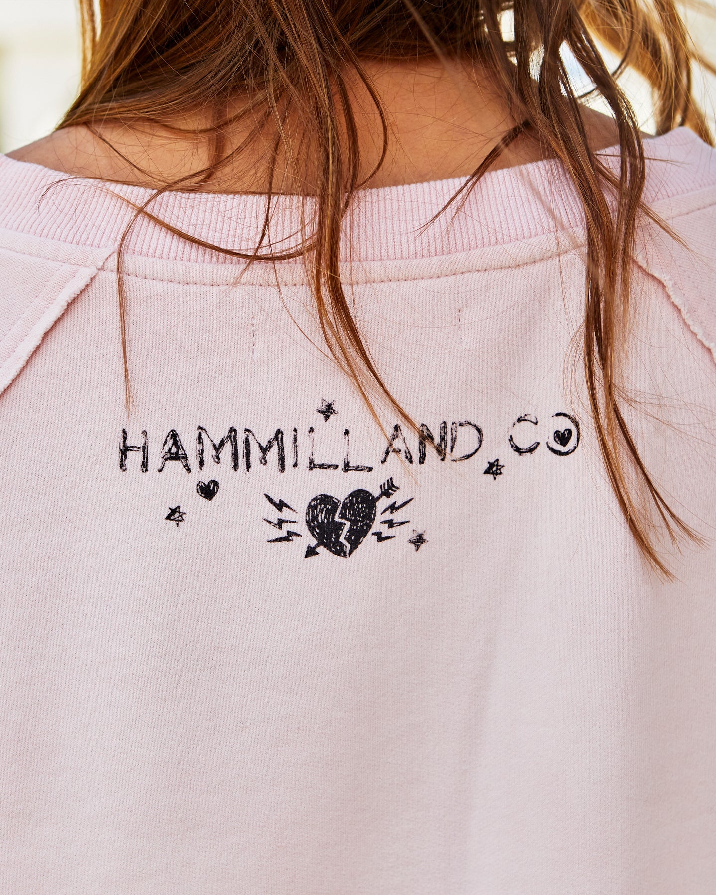 HAMMILL & CO Womens Mexican Fiesta Sweat - Vintage Pink - Image 3