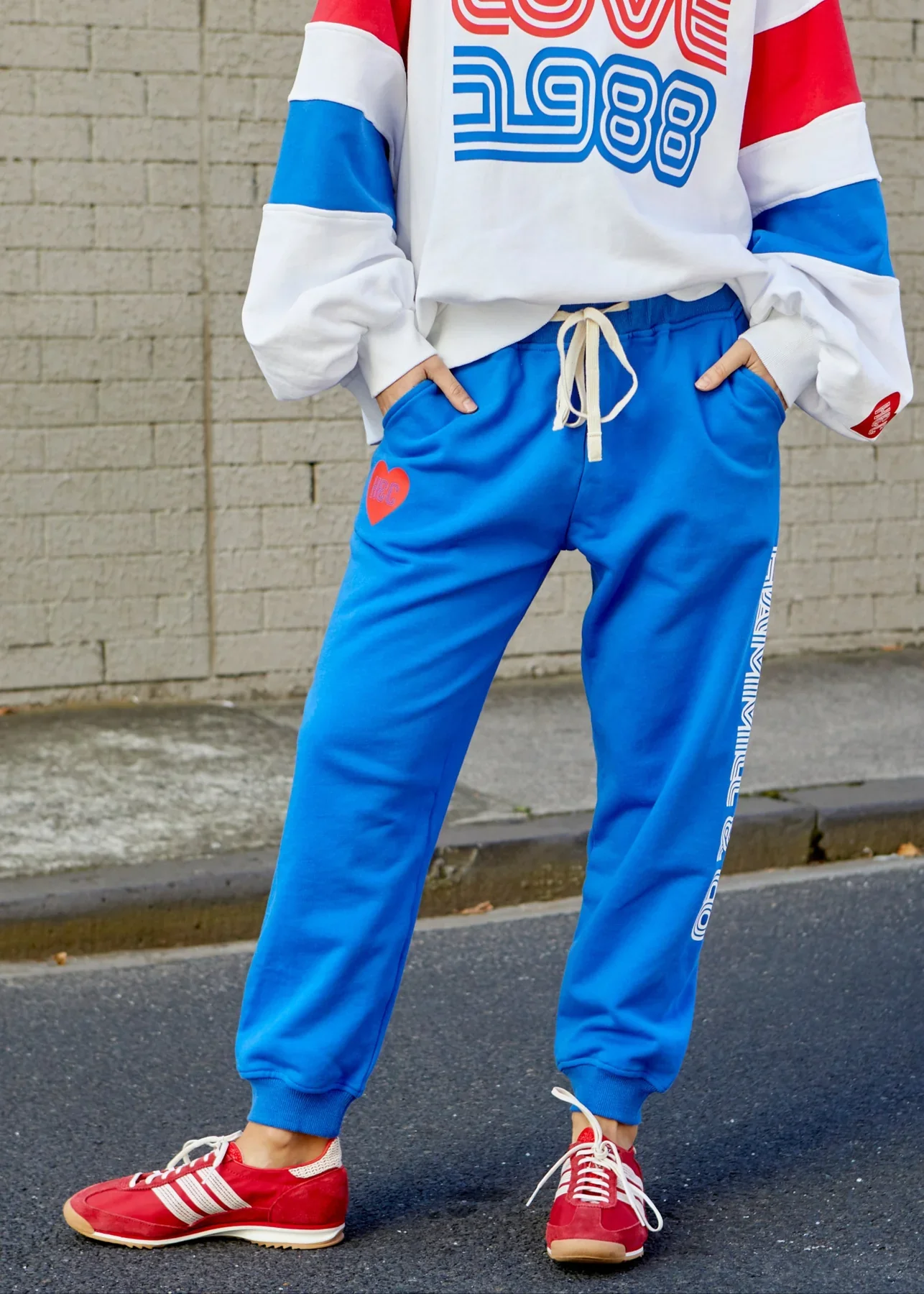 HAMMILL & CO Womens Royal Blue Love Track Pant - Image 6