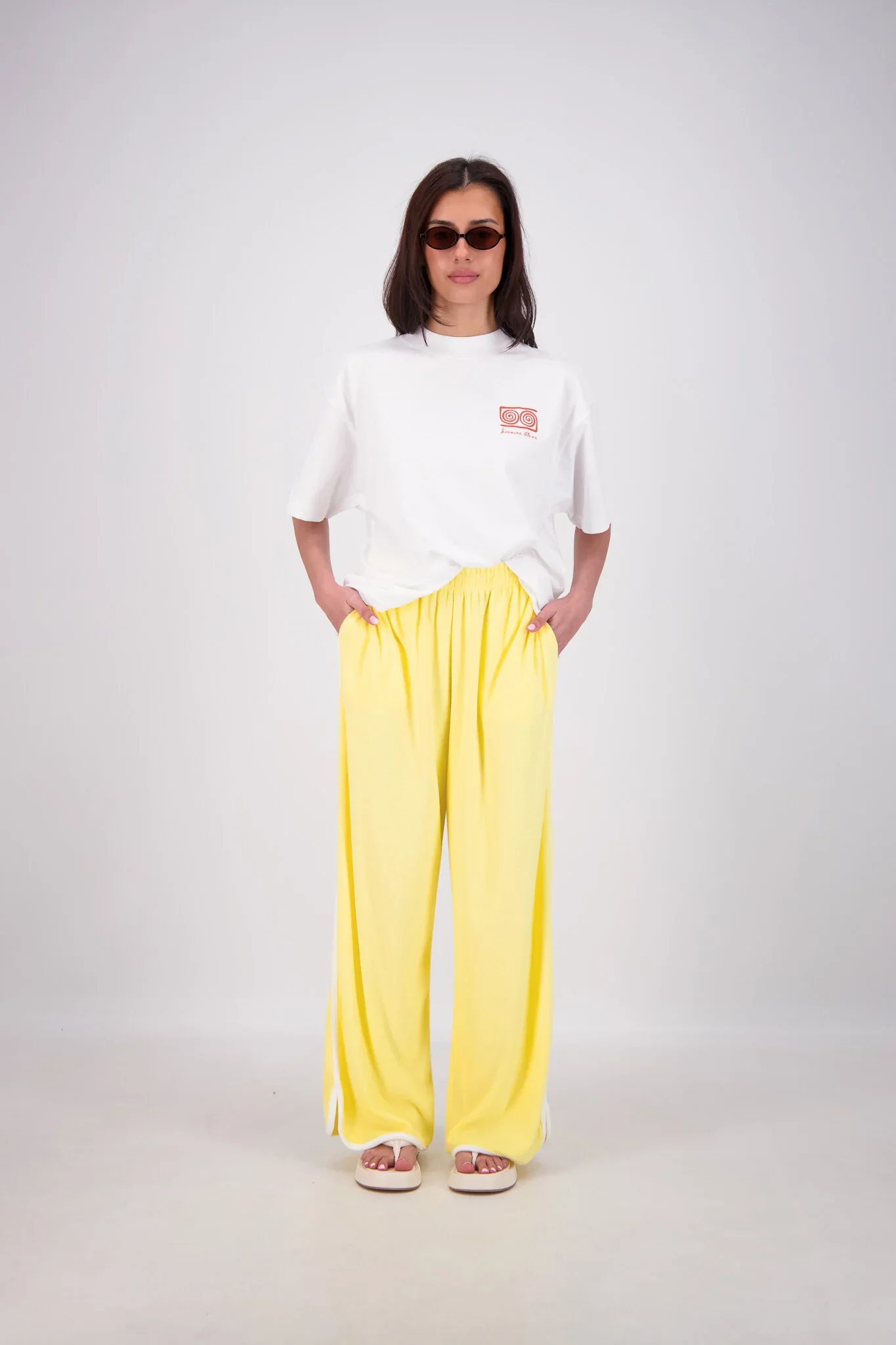 JASMINE ALEXA Womens Kuhio Pants in Yellow - Image 5
