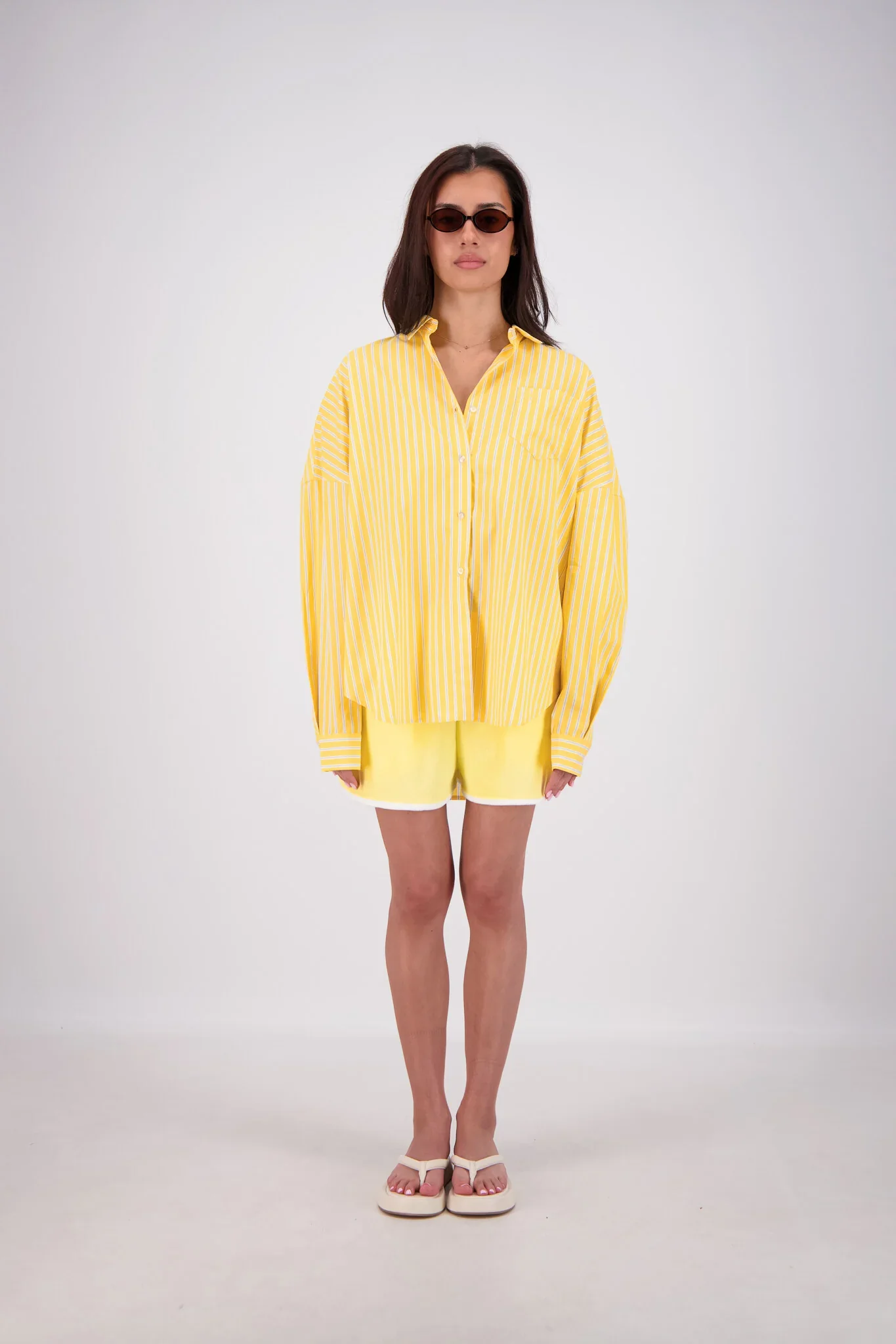 JASMINE ALEXA Womens Mahalo Shirt in Yellow - Image 10