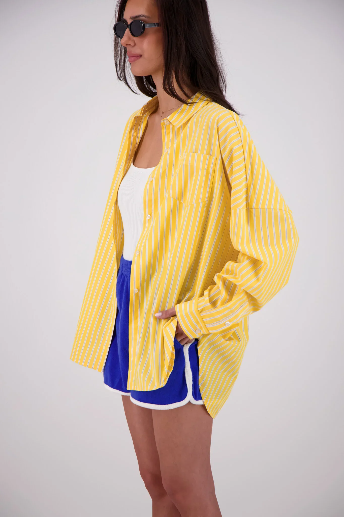 JASMINE ALEXA Womens Mahalo Shirt in Yellow - Image 12