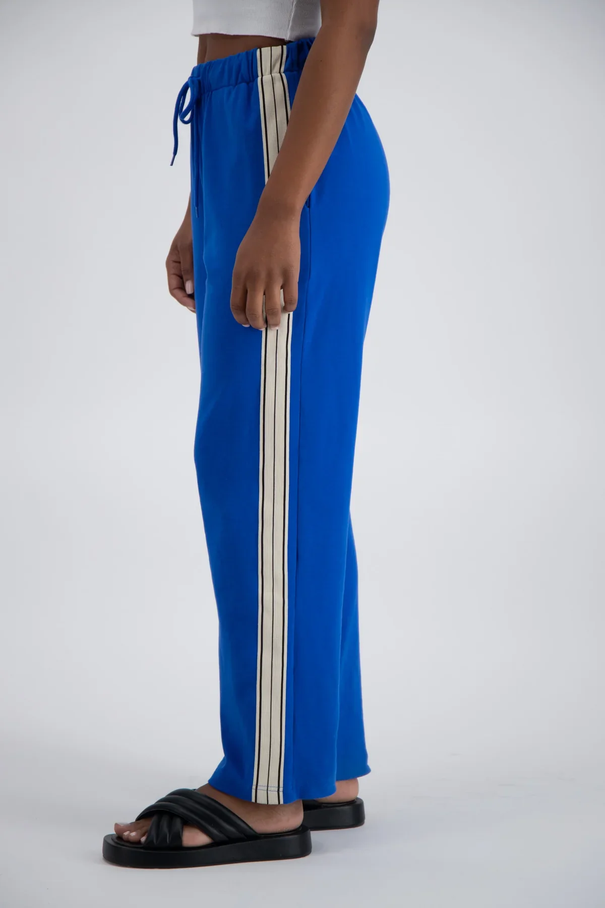 JASMINE ALEXA Womens Panarea Trackpant Cobalt Blue - Image 4