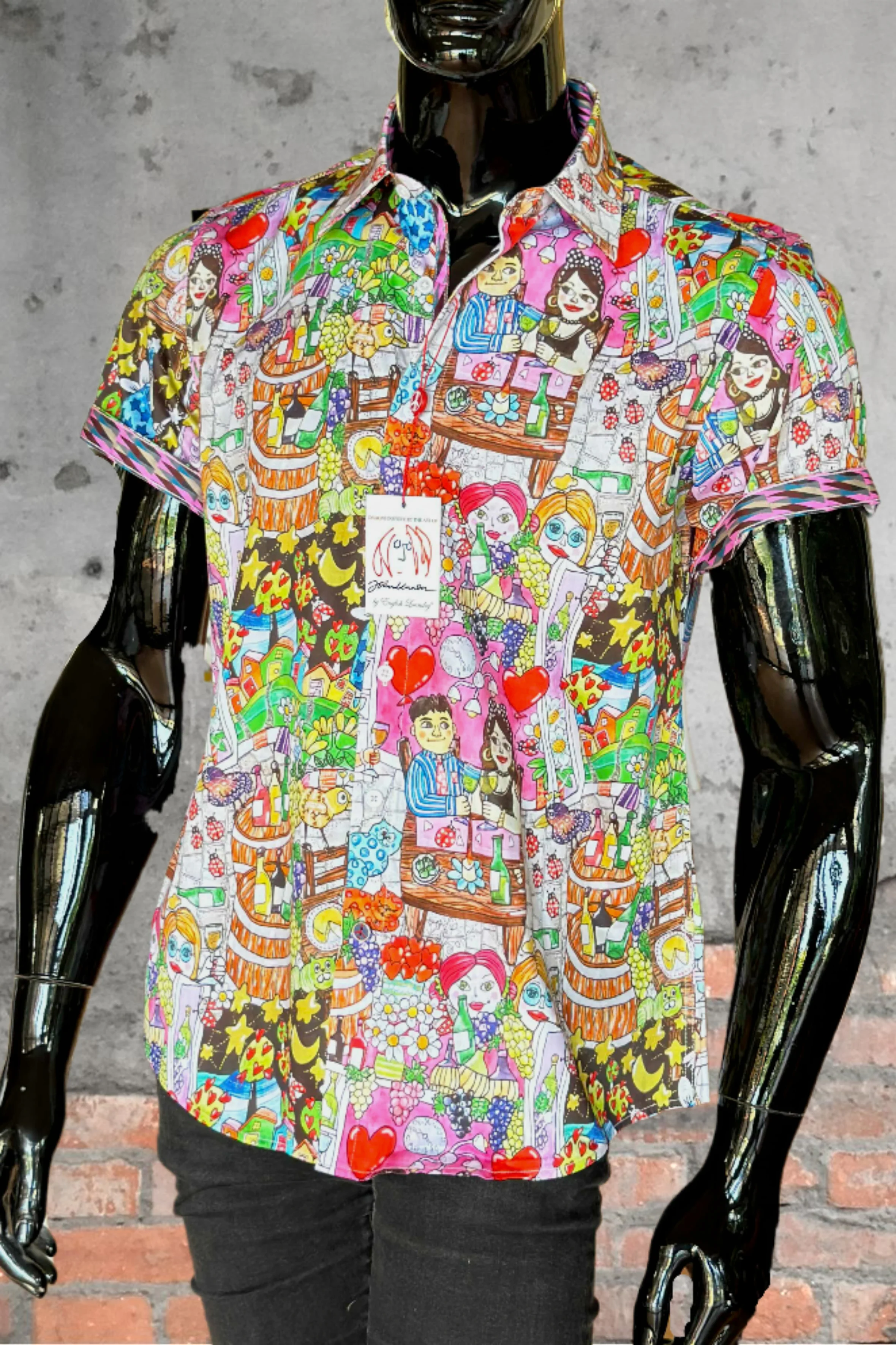 JOHN LENNON Mens Appledore Short Sleeve Shirt - Fun - Image 2