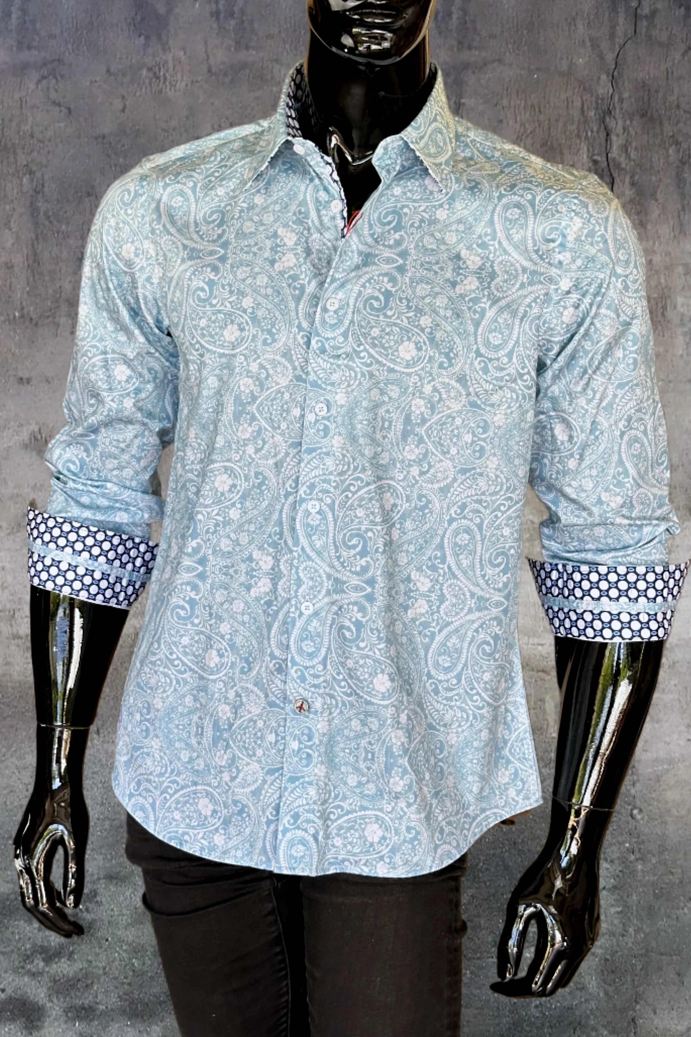 JOHN LENNON Mens Bridlington Paisley Shirt - Dust