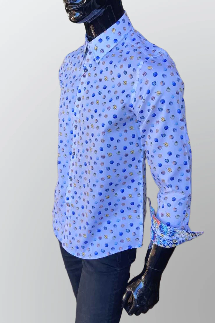 JOHN LENNON Mens Filton Shirt - White - Image 10