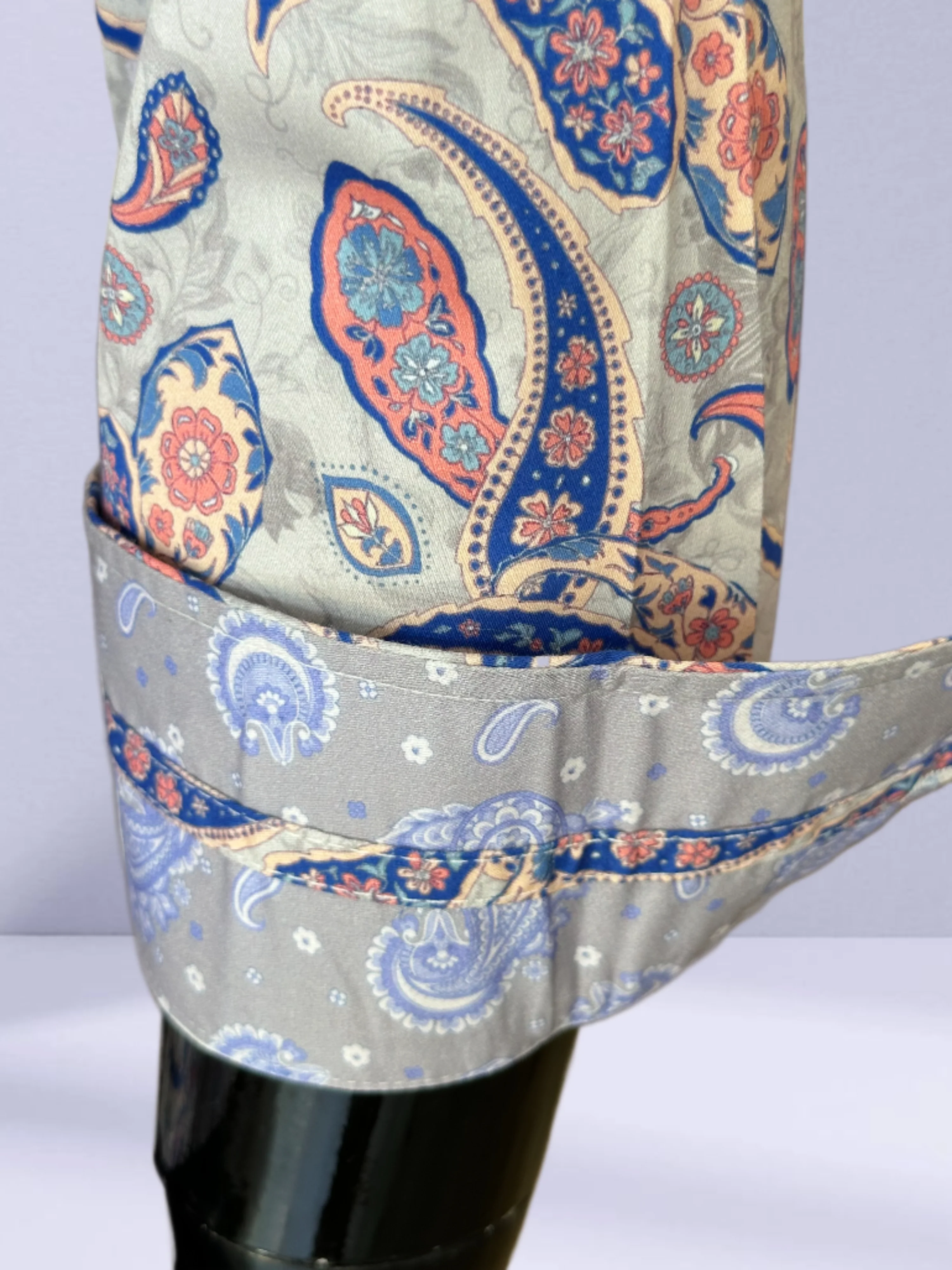 JOHN LENNON Mens Ipswich Paisley Shirt - Putty - Image 4