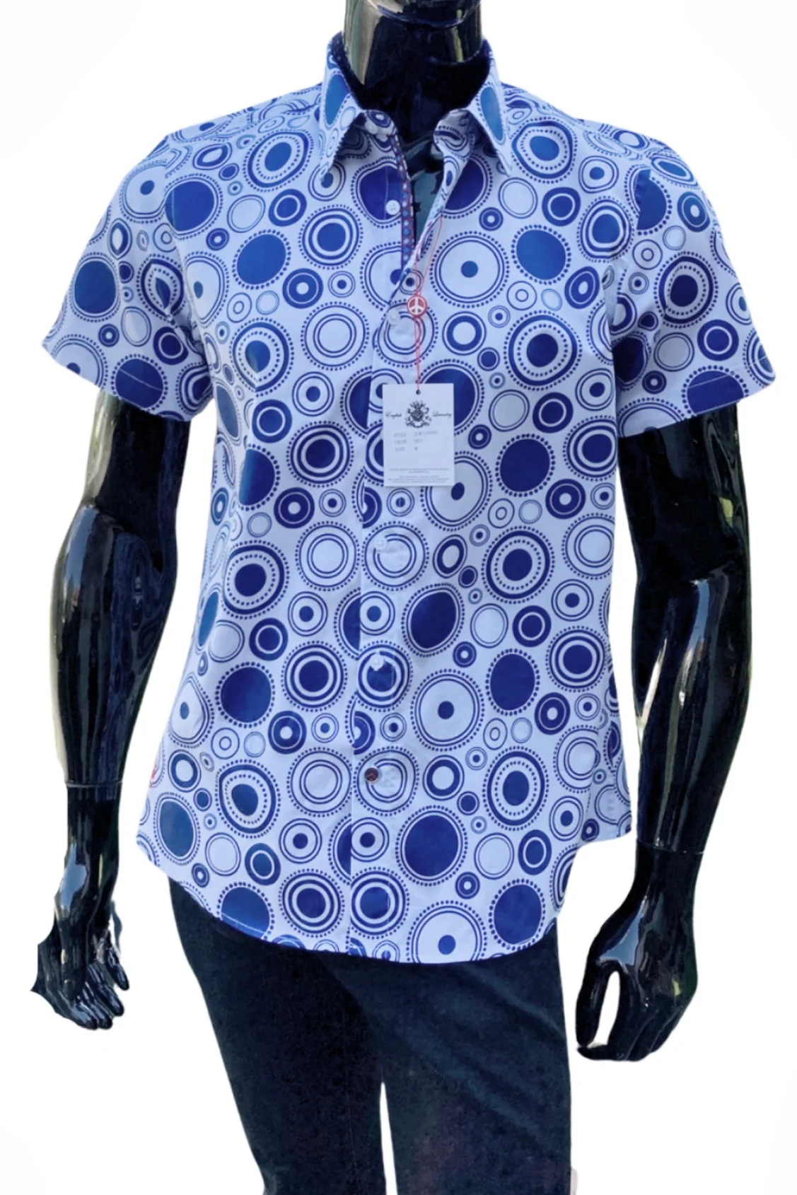 JOHN LENNON Mens Sandal Short Sleeve Shirt - Sky - Image 9