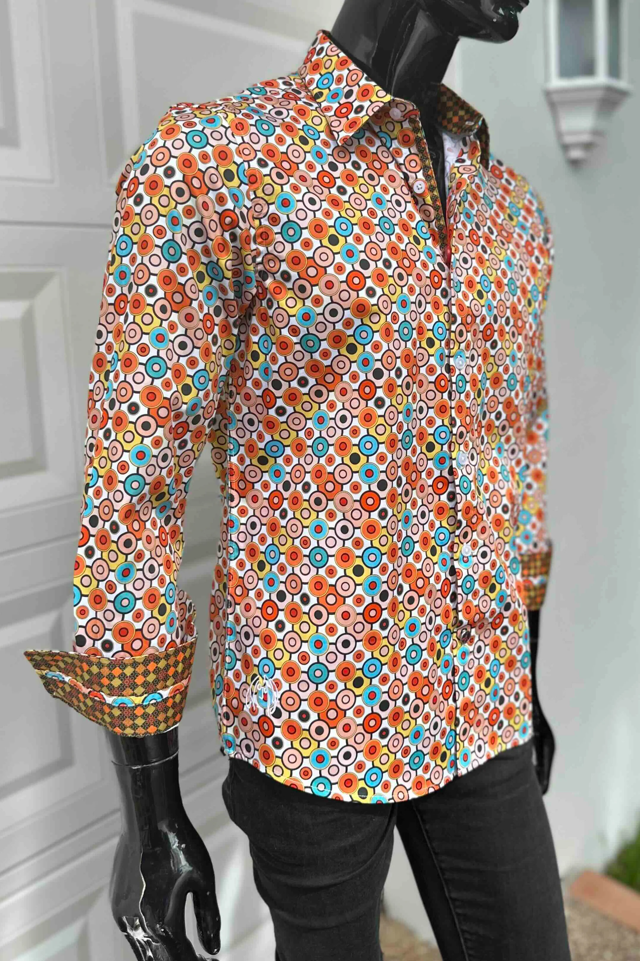JOHN LENNON Mens Smithy Bridge Long Sleeve Shirt - Multi - Image 10