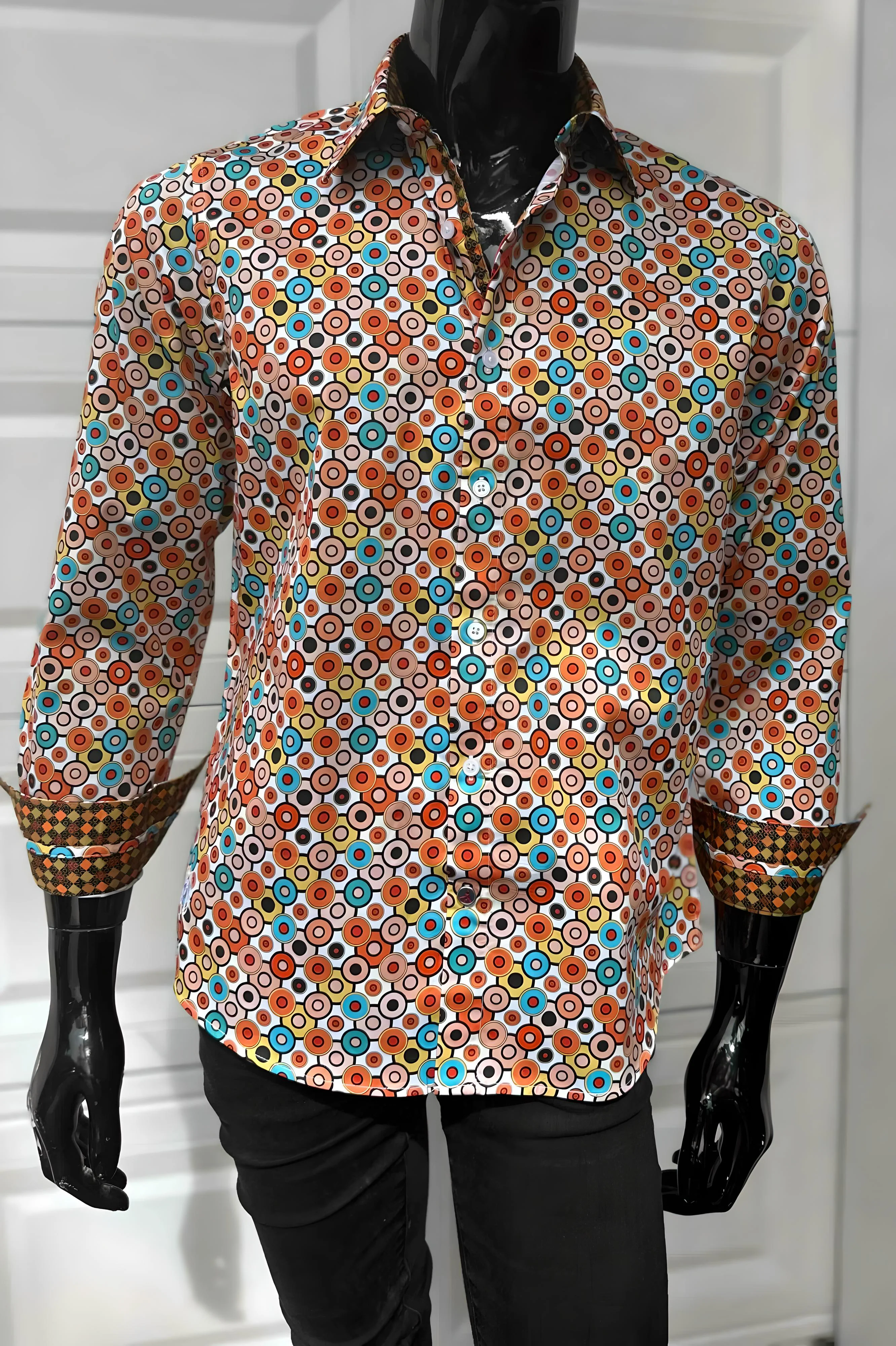 JOHN LENNON Mens Smithy Bridge Long Sleeve Shirt - Multi - Image 9