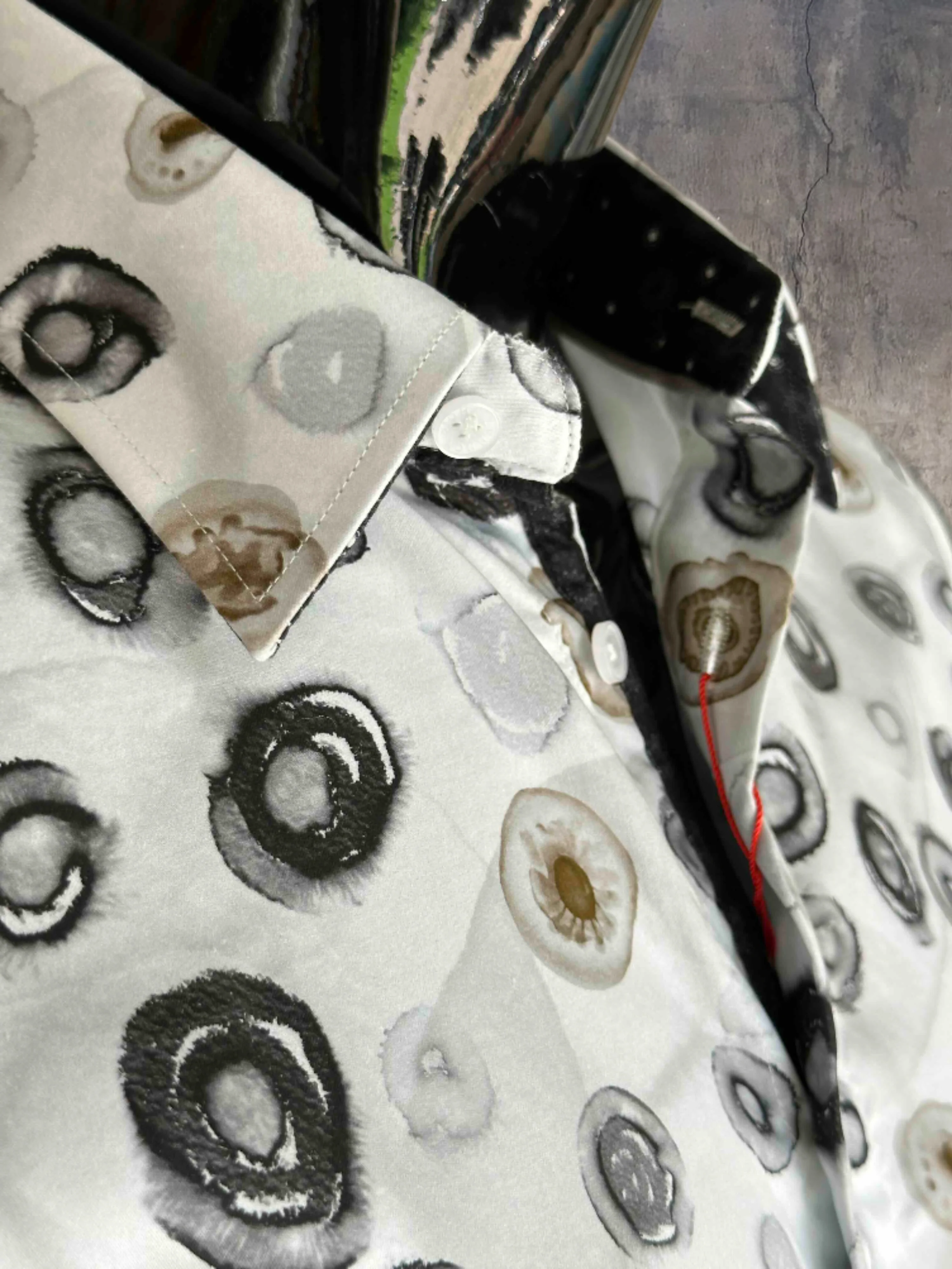 JOHN LENNON Mens Southwold Long Sleeve Shirt - White - Image 7
