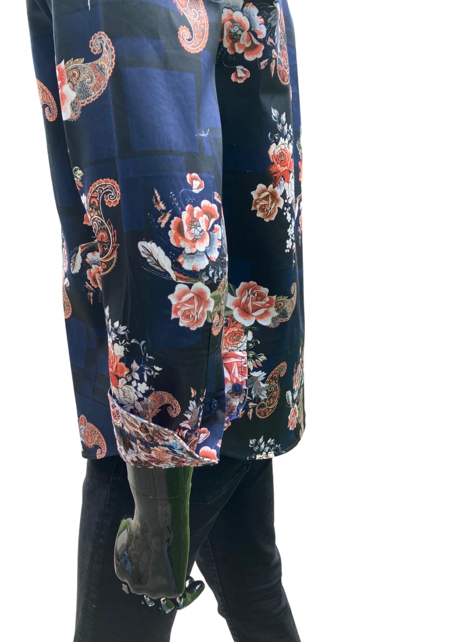 JOHN LENNON Mens Stadford Shirt - Navy - Image 11