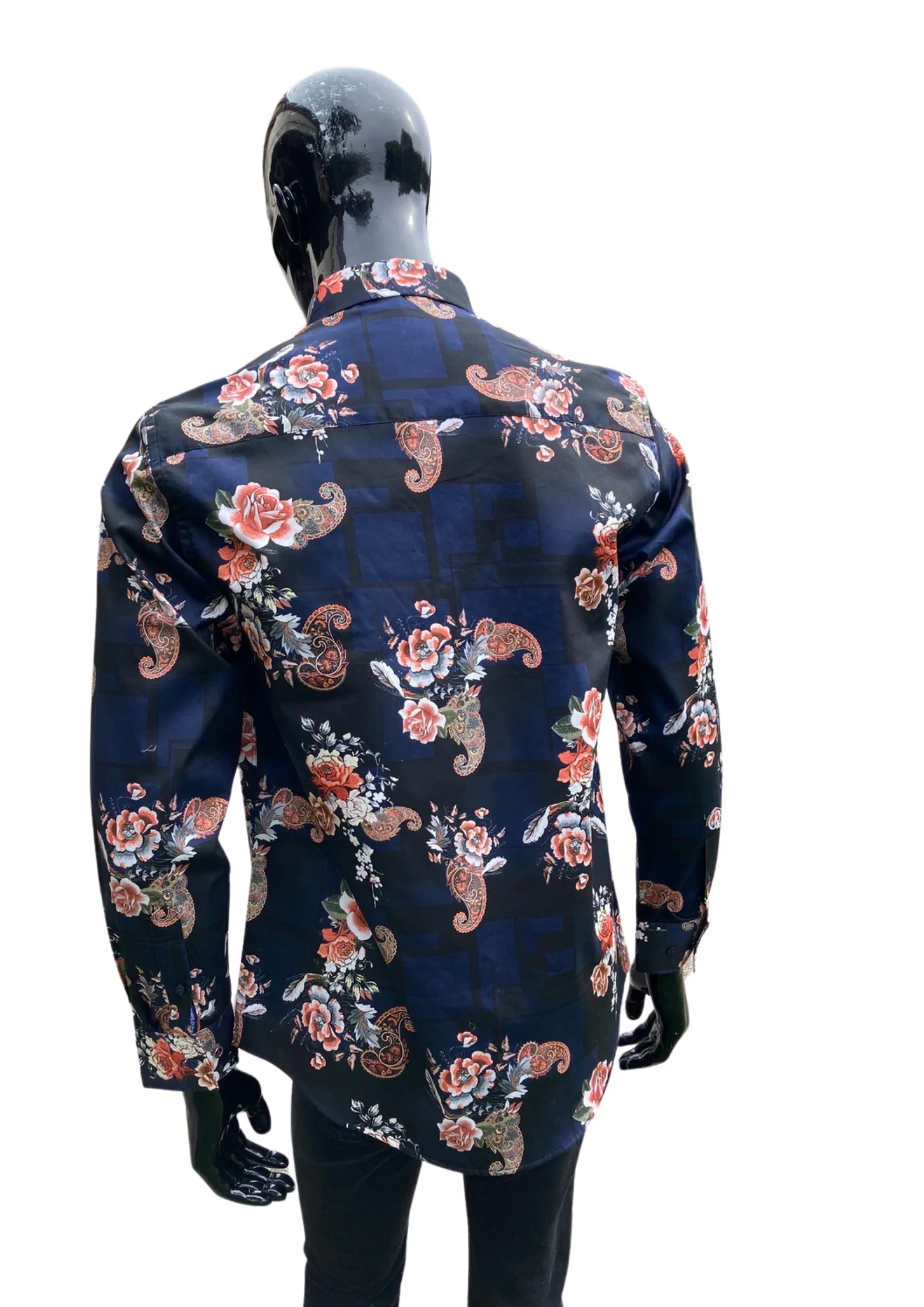 JOHN LENNON Mens Stadford Shirt - Navy - Image 13