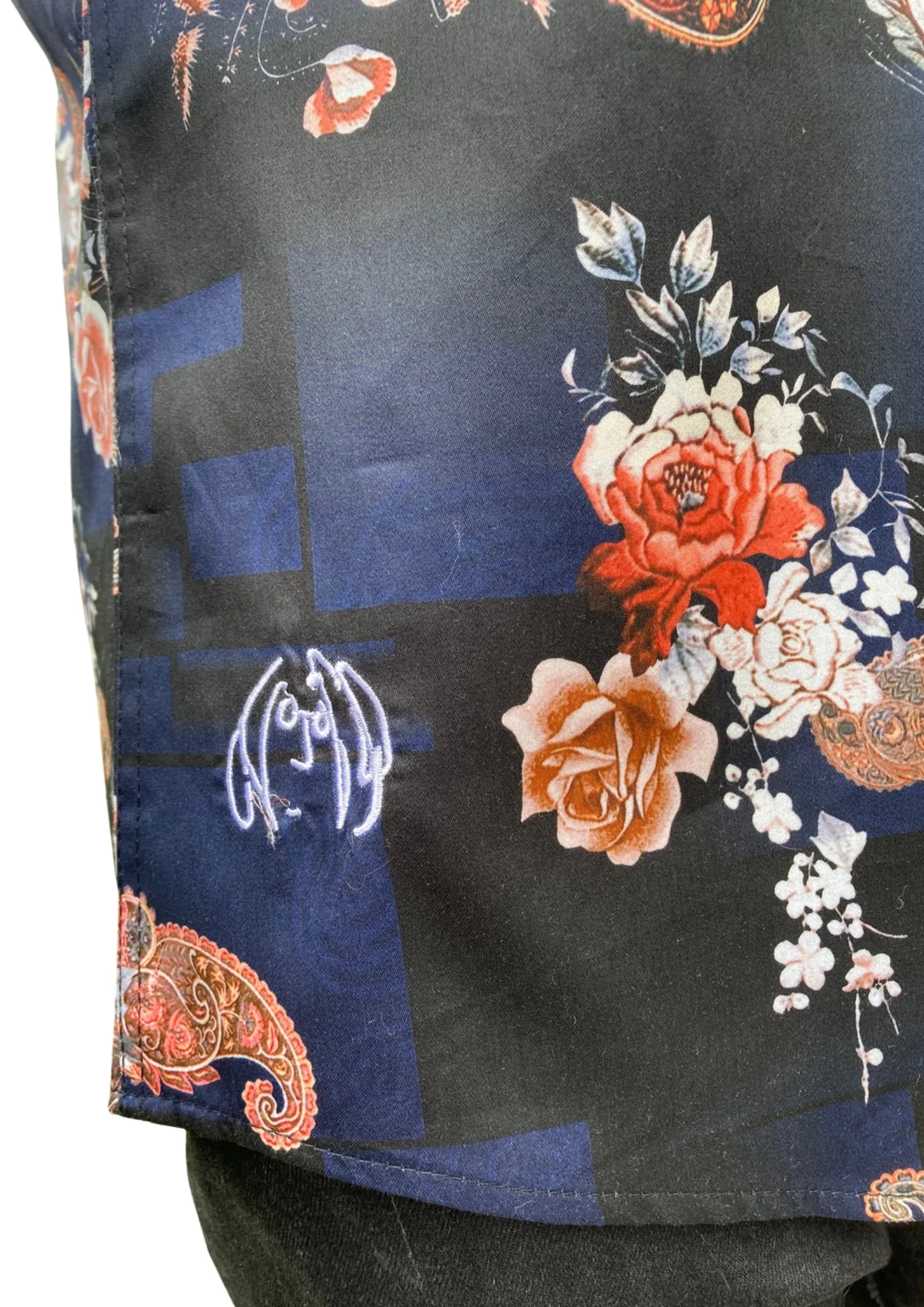 JOHN LENNON Mens Stadford Shirt - Navy - Image 14