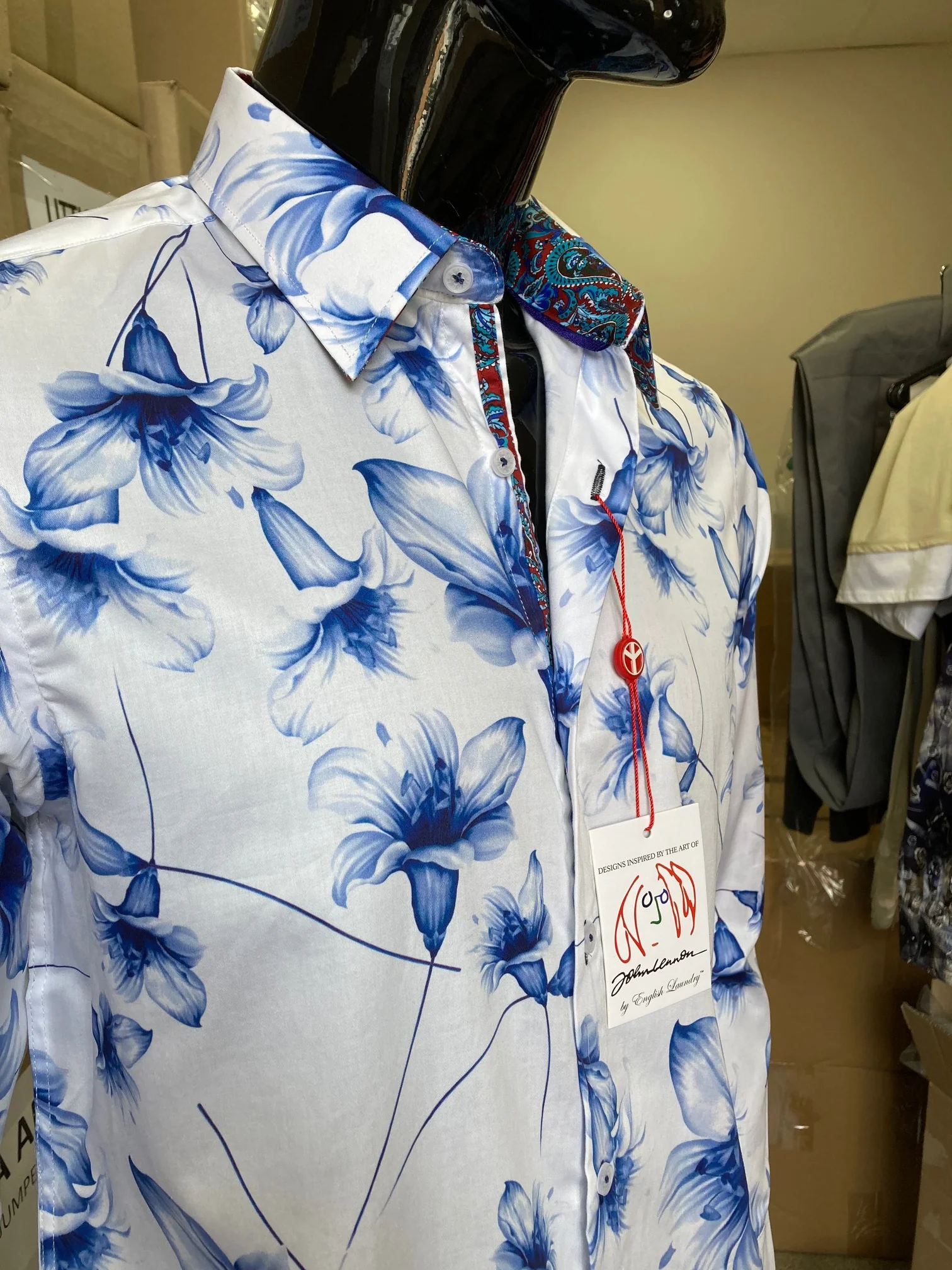 JOHN LENNON Mens Walden Shirt  - White - Image 10