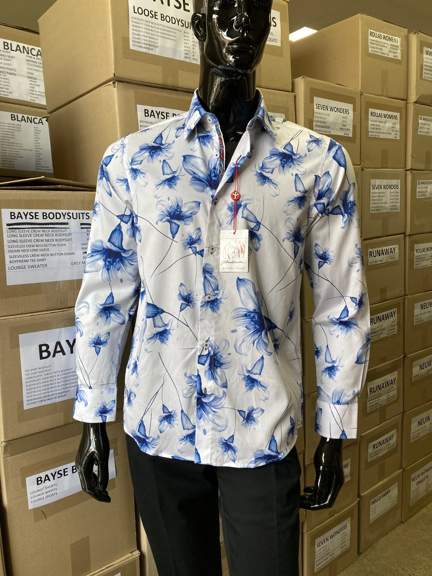 JOHN LENNON Mens Walden Shirt  - White - Image 11
