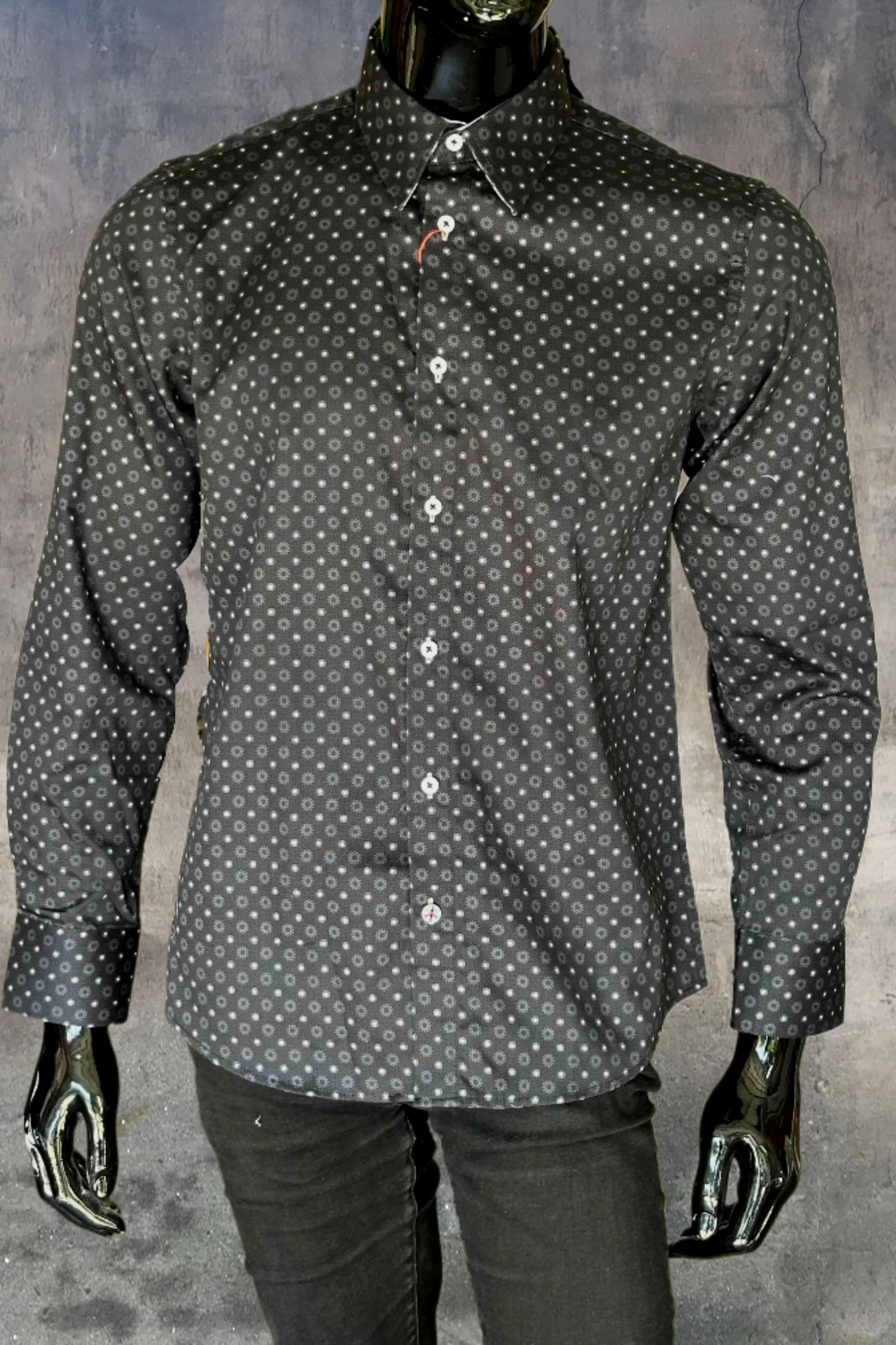 JOHN LENNON Mens Yarmouth Long Sleeve Shirt - Black - Image 12
